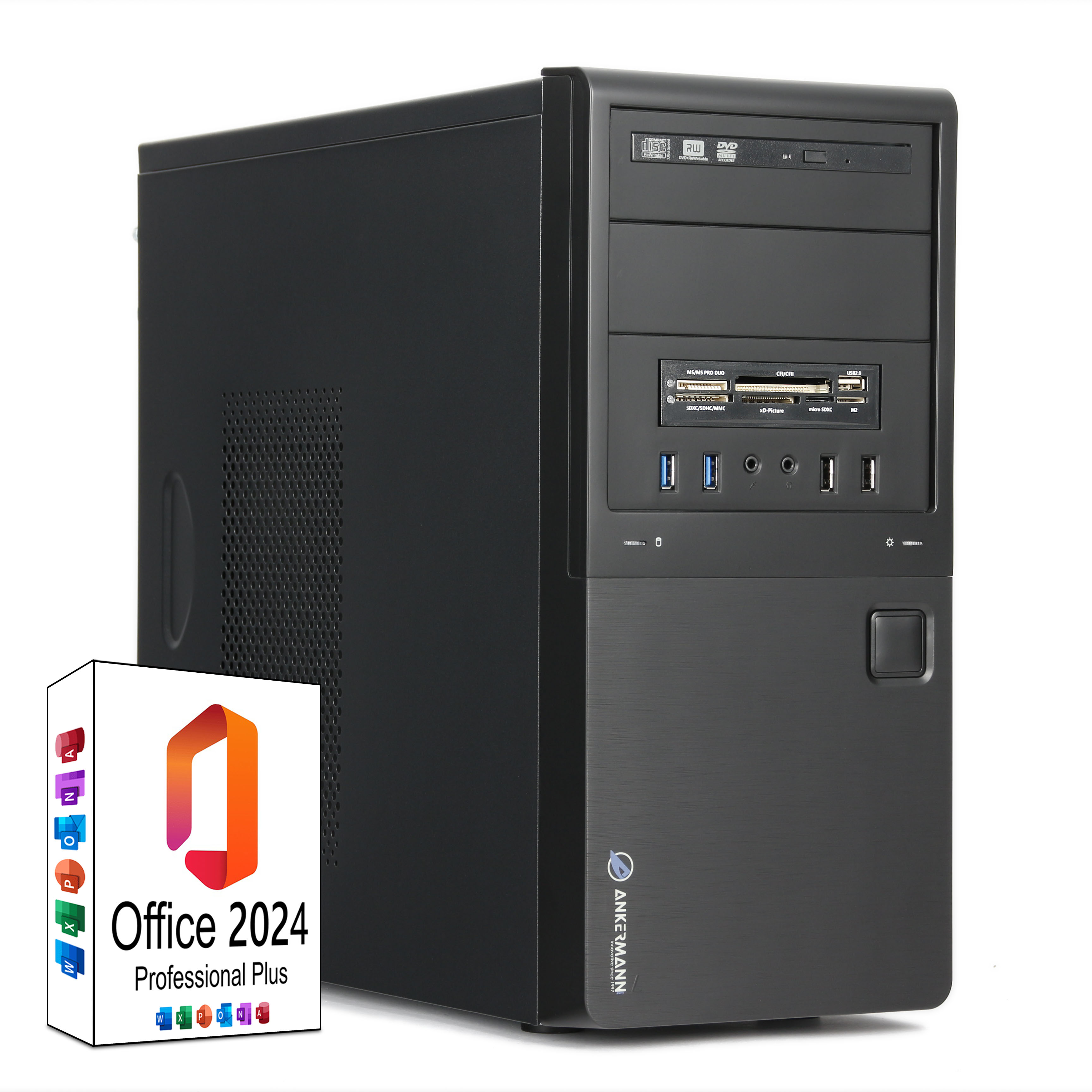  Ankermann Smart Office | Intel Core i7-7700 | 16GB RAM | 480GB SSD | Windows 10 | WLAN | MS Office 2024