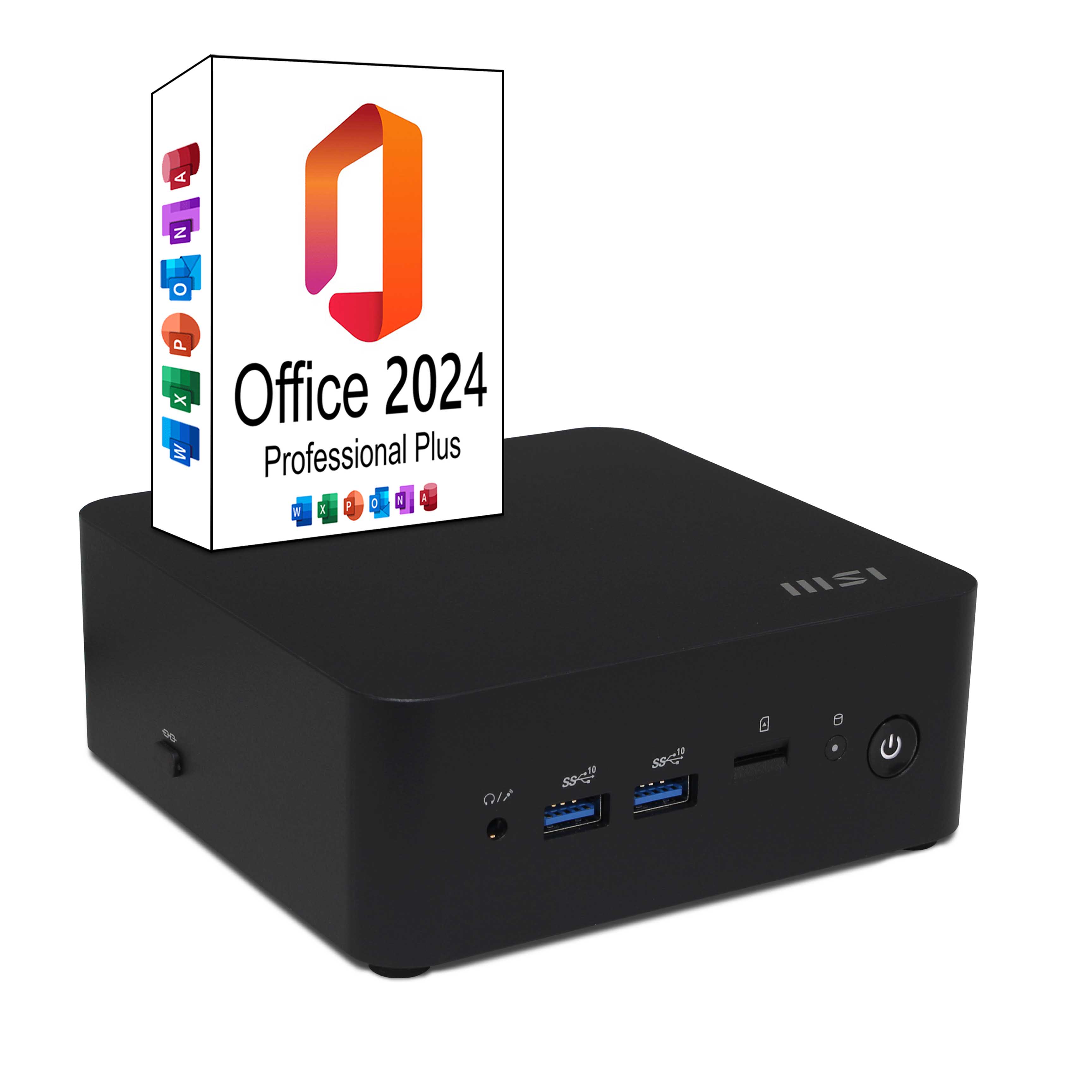 MSI Cubi 13MQG-066 Mini PC | 32GB DDR5 RAM | 1TB NVMe SSD | Windows 11 | Intel Core i5-1345U | WLAN & Bluetooth | MS Office 2024 MSI Cubi 13MQG-066 Mini PC | 32GB DDR5 RAM | 1TB NVMe SSD | Windows 11 | Intel Core i5-1345U | WLAN & Bluetooth | MS Office 2024