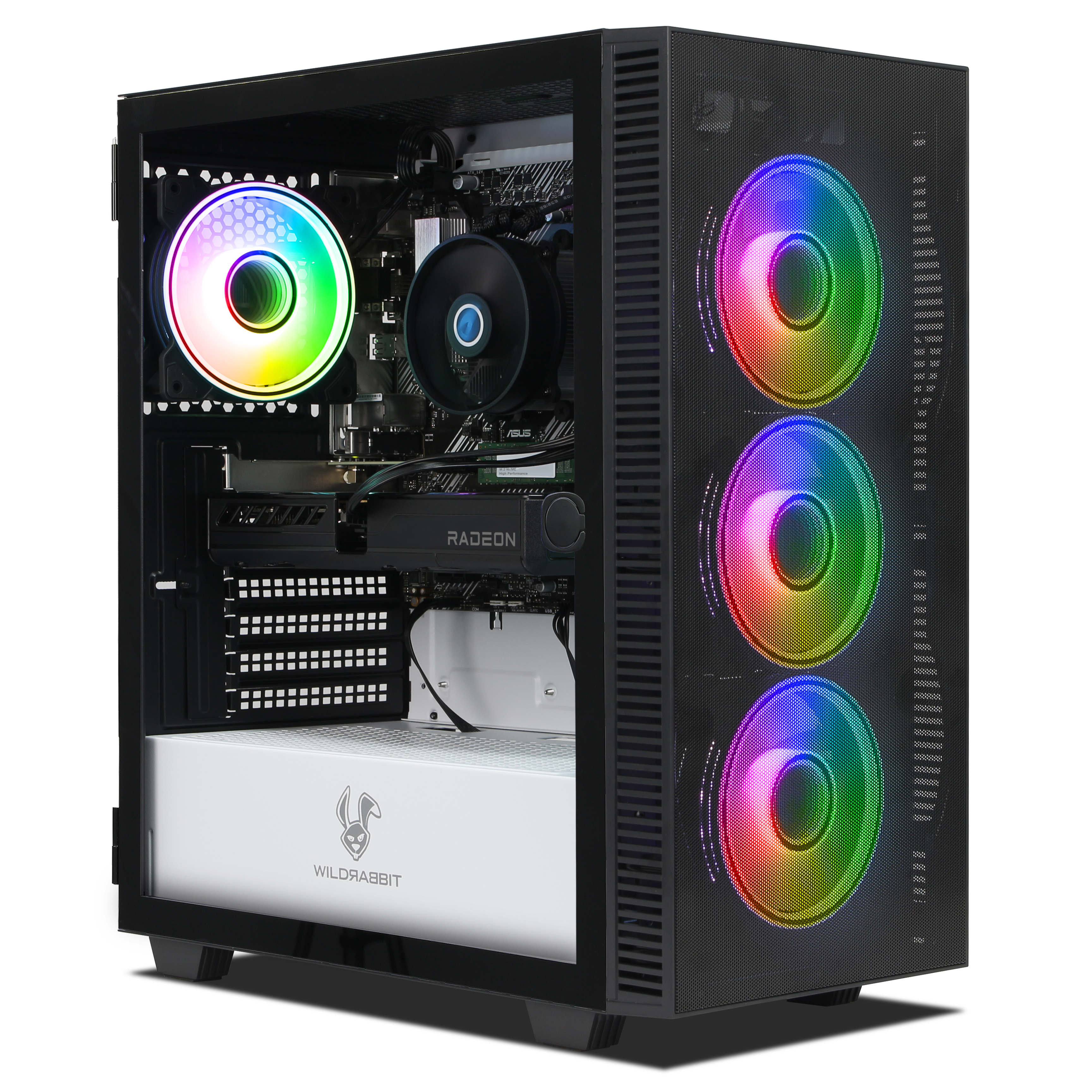 Wildrabbit Reactor | AMD Ryzen 7 5700X | Radeon RX 9060 XT 8GB | 16GB RAM | 1TB NVMe SSD | Windows 11 | WiFi