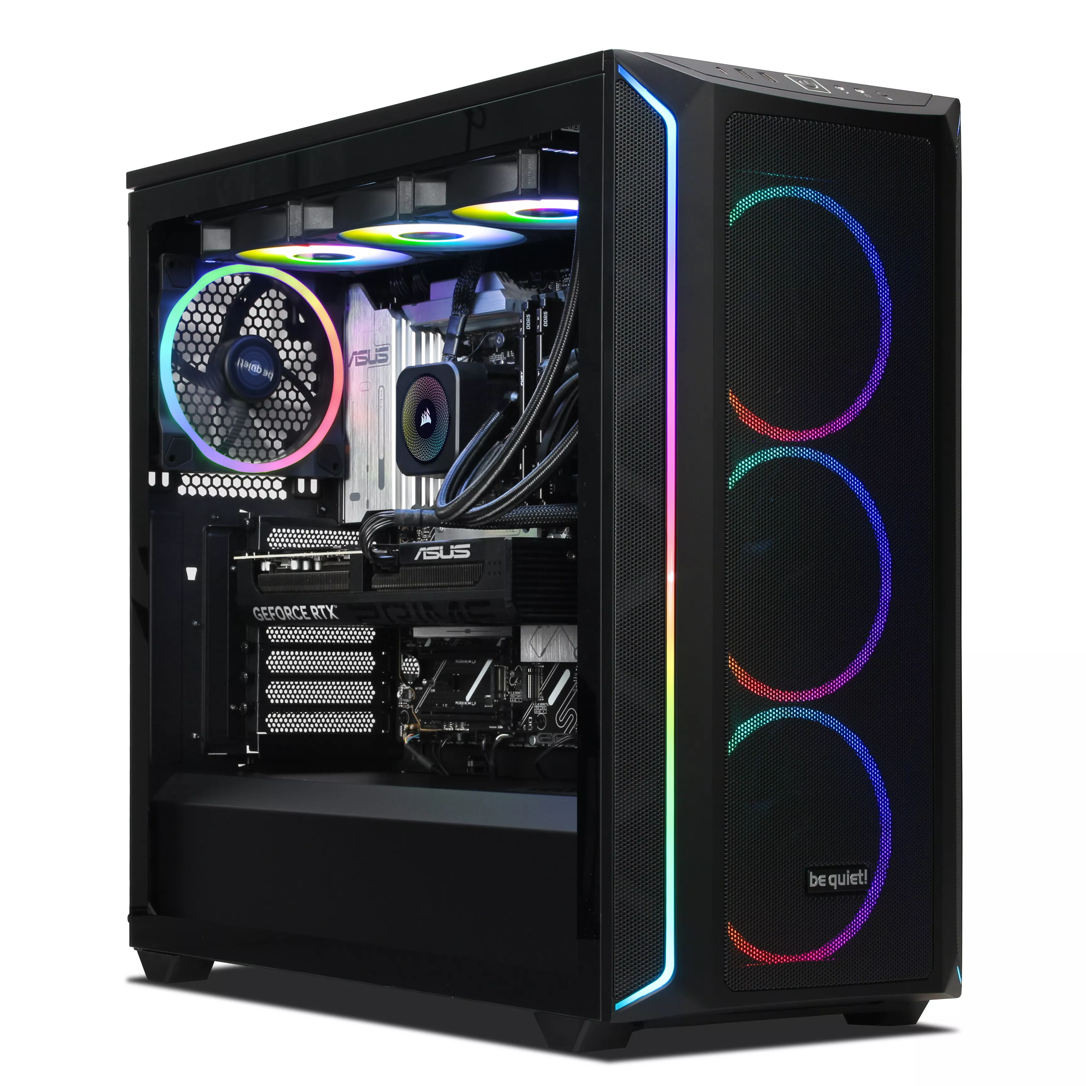 Gaming PC | AMD Ryzen 7 9800X3D | Nvidia GeForce RTX 5070 Ti 16GB | 32GB DDR5 RAM | 2TB NVMe SSD | Windows 11 | WLAN & Bluetooth