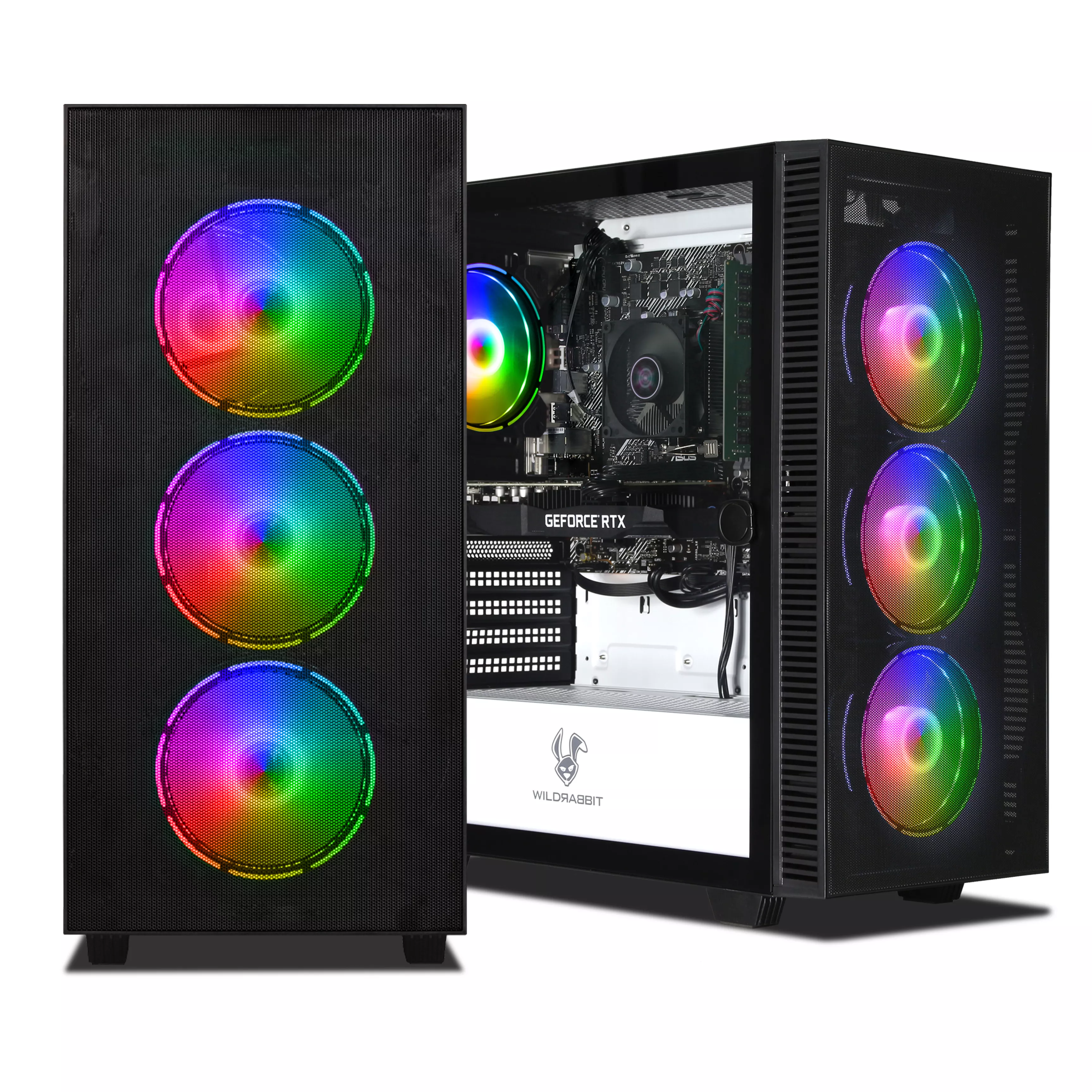 Radiant Gaming V3 | AMD Ryzen 5 5500 | Nvidia GeForce RTX 5060 8GB | 16GB RAM | 1TB NVMe SSD | Windows 11 | WLAN | Libre Office