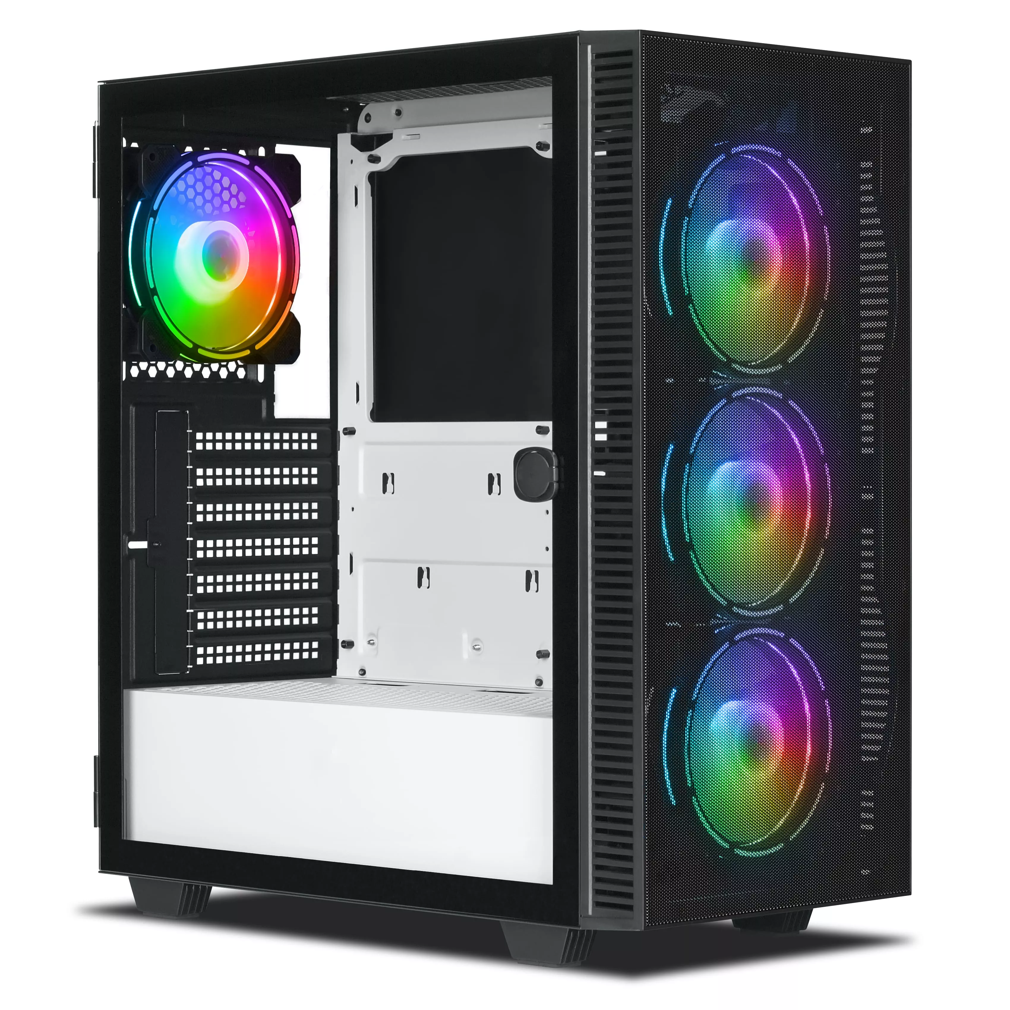 Ankermann Strike X 5070 Gaming PC | AMD Ryzen 5 9600X | Nvidia GeForce RTX 5070 12GB | 32GB DDR5 RAM | 2TB NVMe SSD | Windows 11 | WLAN & Bluetooth