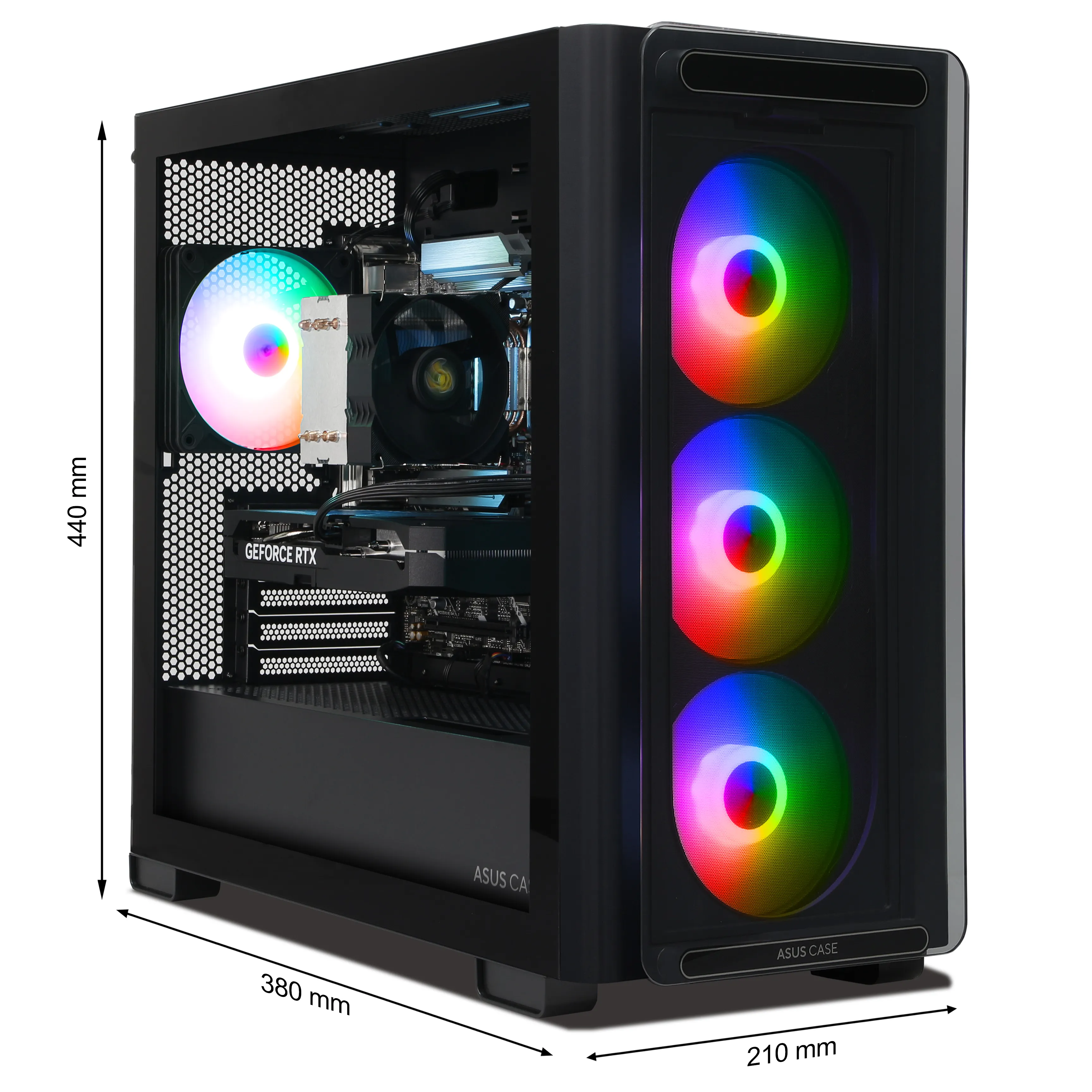Ankermann Raptor Gaming | Intel Core Ultra 7 265KF | Nvidia GeForce RTX 5060 Ti 8GB | 32GB DDR5 RAM | 1TB NVMe SSD | Windows 11 | WLAN & Bluetooth