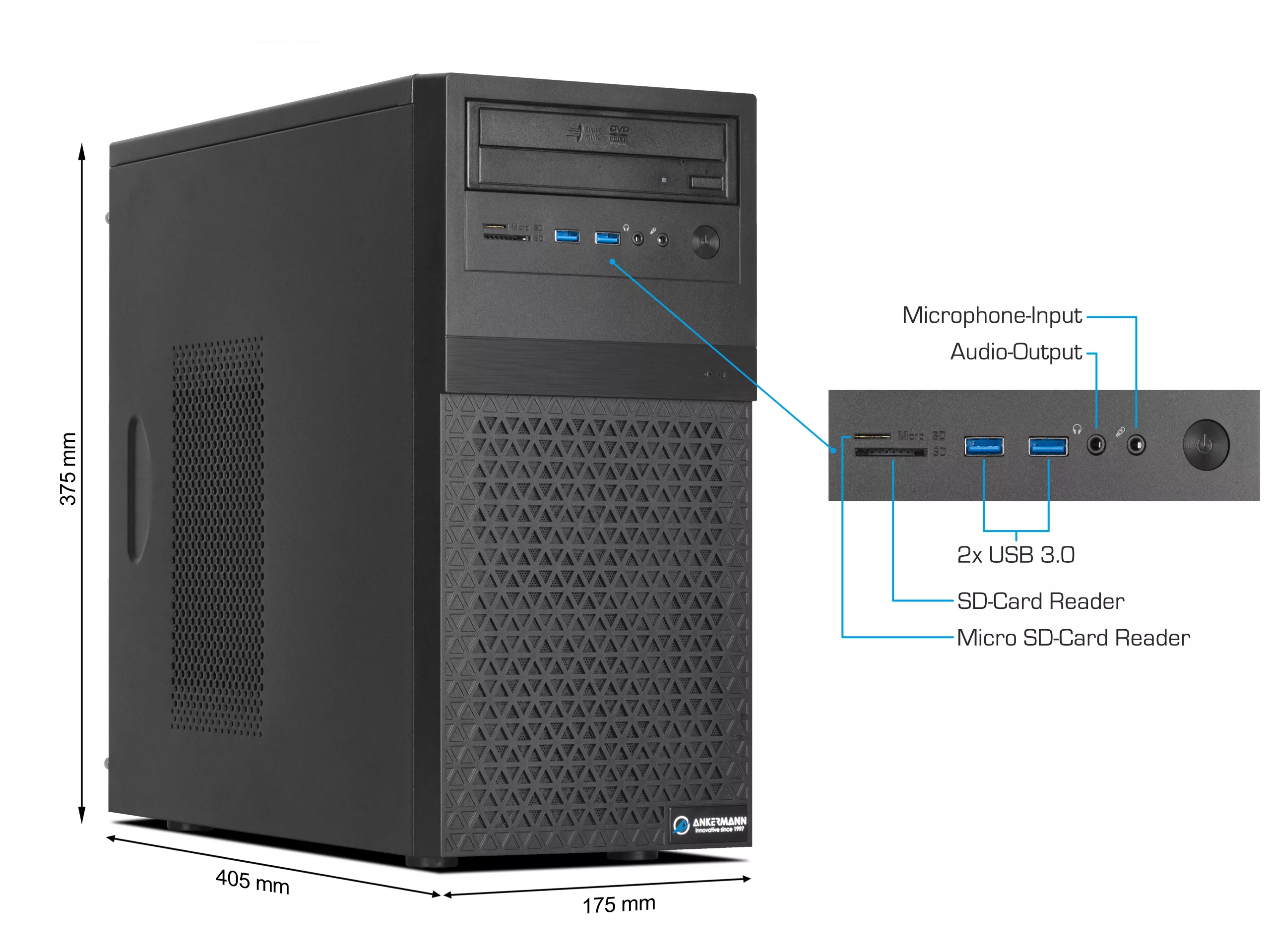 CAD Workstation CG01 V2 | Intel Core i5-14400F | Nvidia GeForce Quadro M2000 4GB | 32GB DDR5 RAM | 1TB NVMe SSD | Windows 11 | WLAN & Bluetooth CAD Workstation CG01 V2 | Intel Core i5-14400F | Nvidia GeForce Quadro M2000 4GB | 32GB DDR5 RAM | 1TB NVMe SSD | Windows 11 | WLAN & Bluetooth
