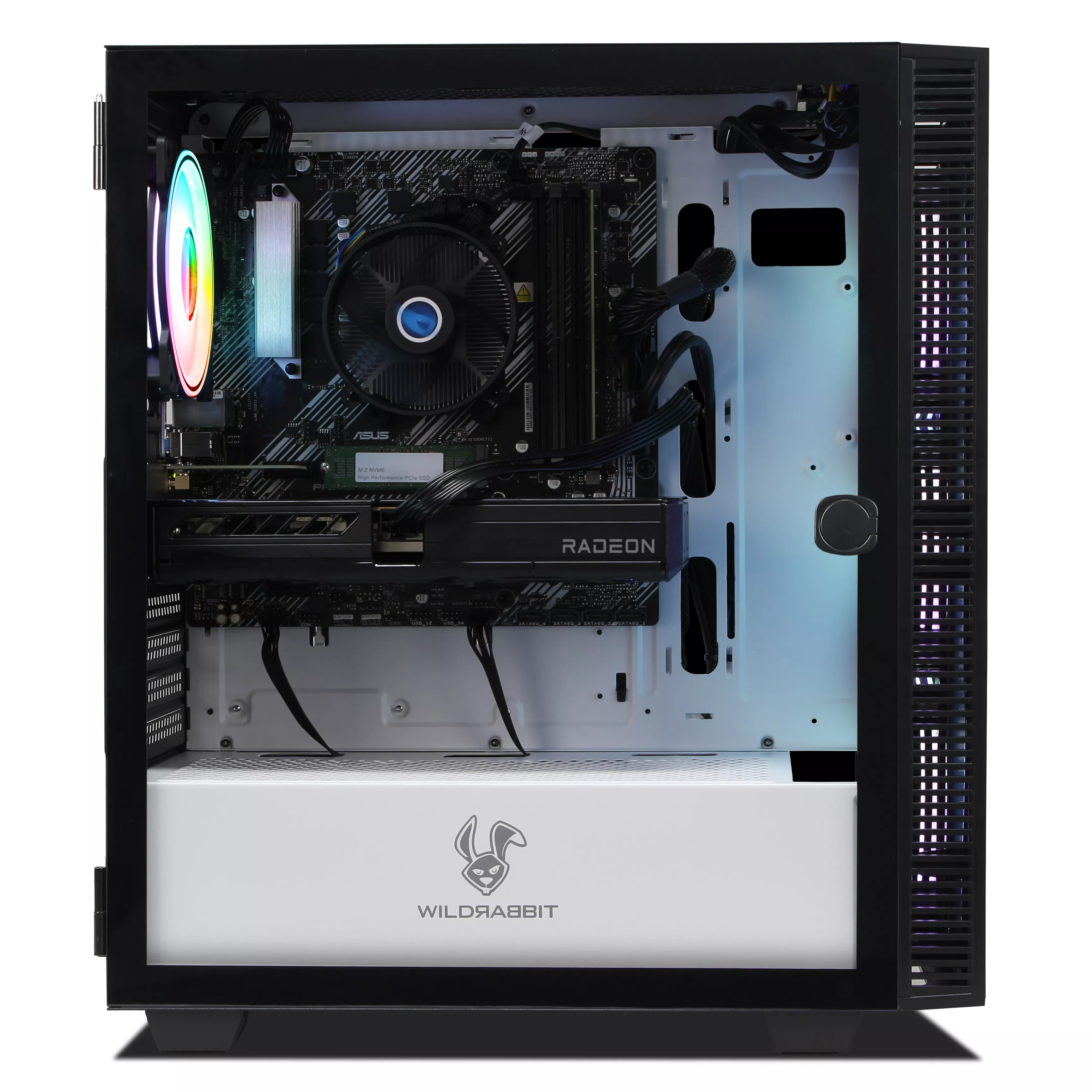 Wildrabbit Reactor | AMD Ryzen 7 5700X | Radeon RX 9060 XT 8GB | 16GB RAM | 1TB NVMe SSD | Windows 11 | WiFi