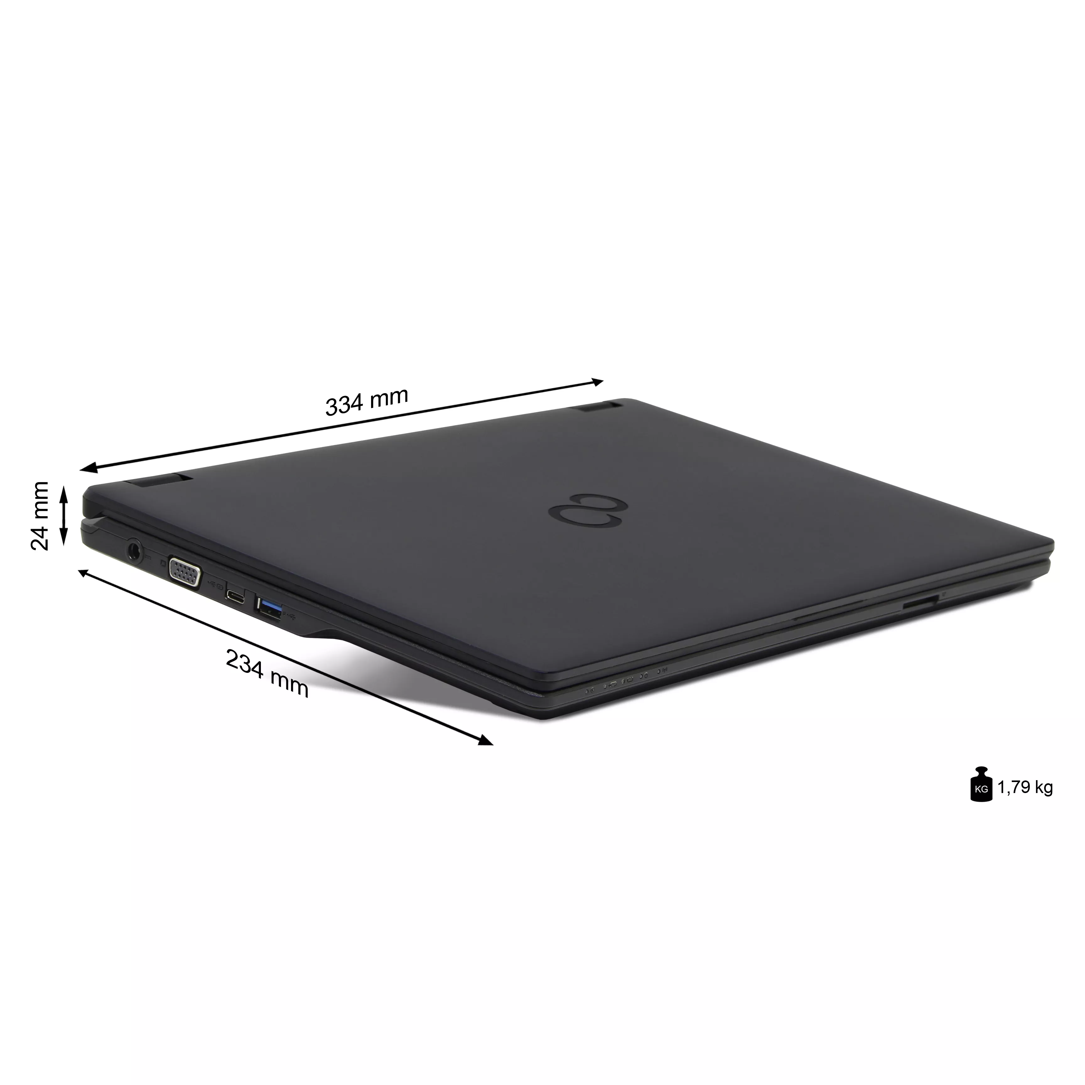 Fujitsu Refurbished Lifebook E449 | 16GB RAM | 512GB NVMe SSD | Intel Core i3-8130U | 14" Full HD Display | Windows 11 Pro | WLAN & Bluetooth | MS Office 2024