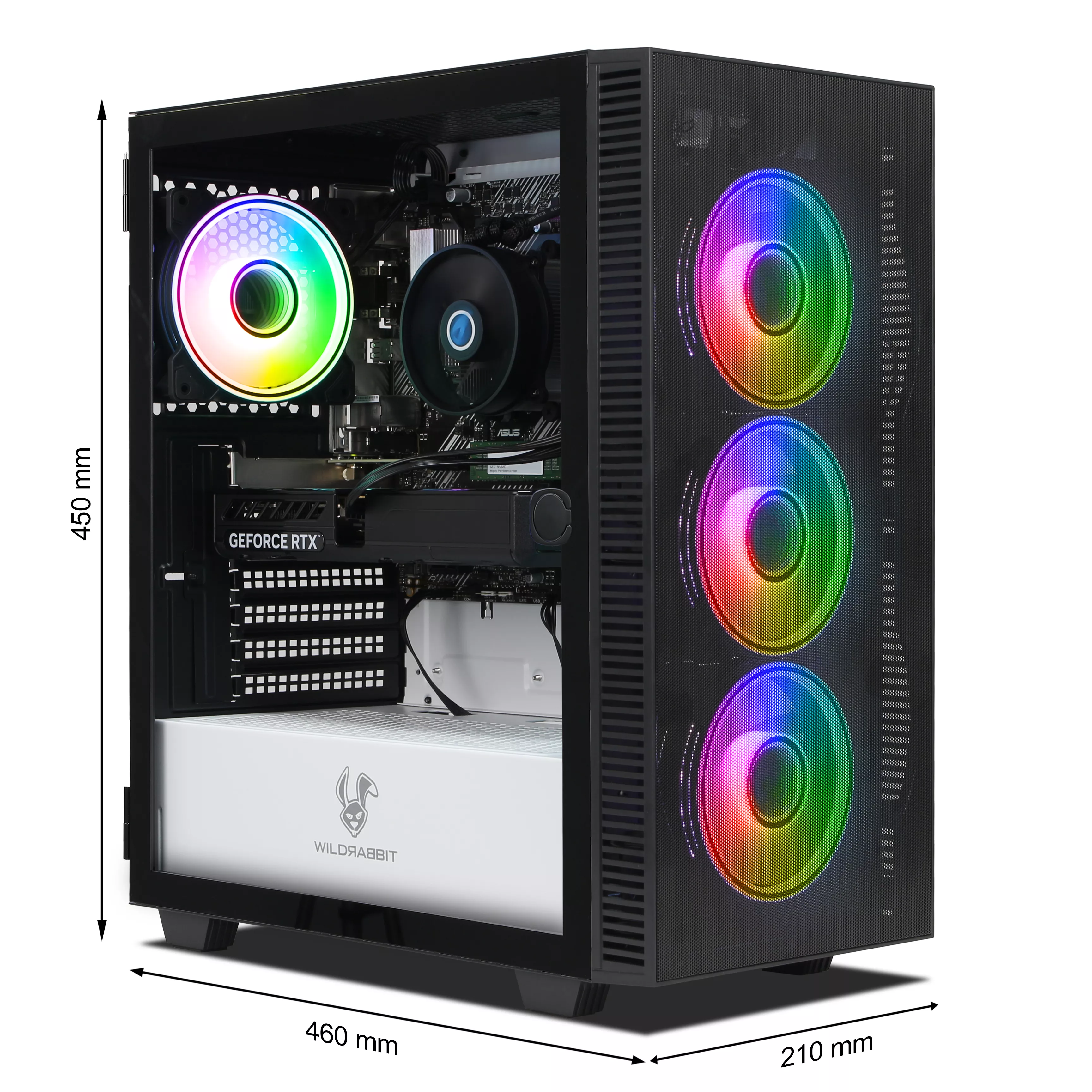 Cryon Gaming V3 | AMD Ryzen 7 5700X | Nvidia GeForce RTX 5060 8GB | 16GB RAM | 1TB NVMe SSD | Windows 11 | WiFi | Libre Office