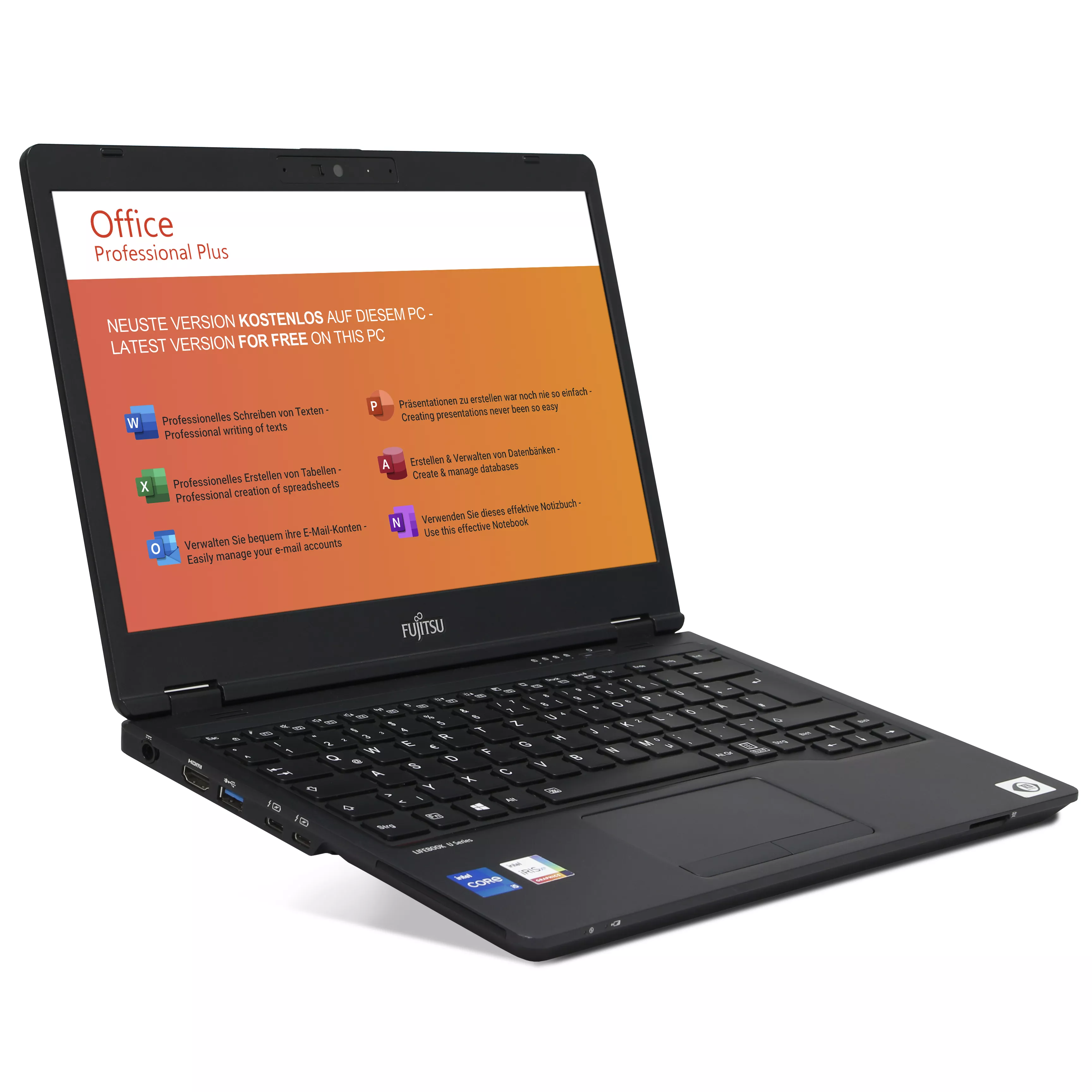 Fujitsu Lifebook U7311 | 8GB RAM | 1TB NVMe SSD | Intel Core i5-1135G7 | 13.3" Full HD Display | Windows 11 Pro | WLAN & Bluetooth | MS Office 2024