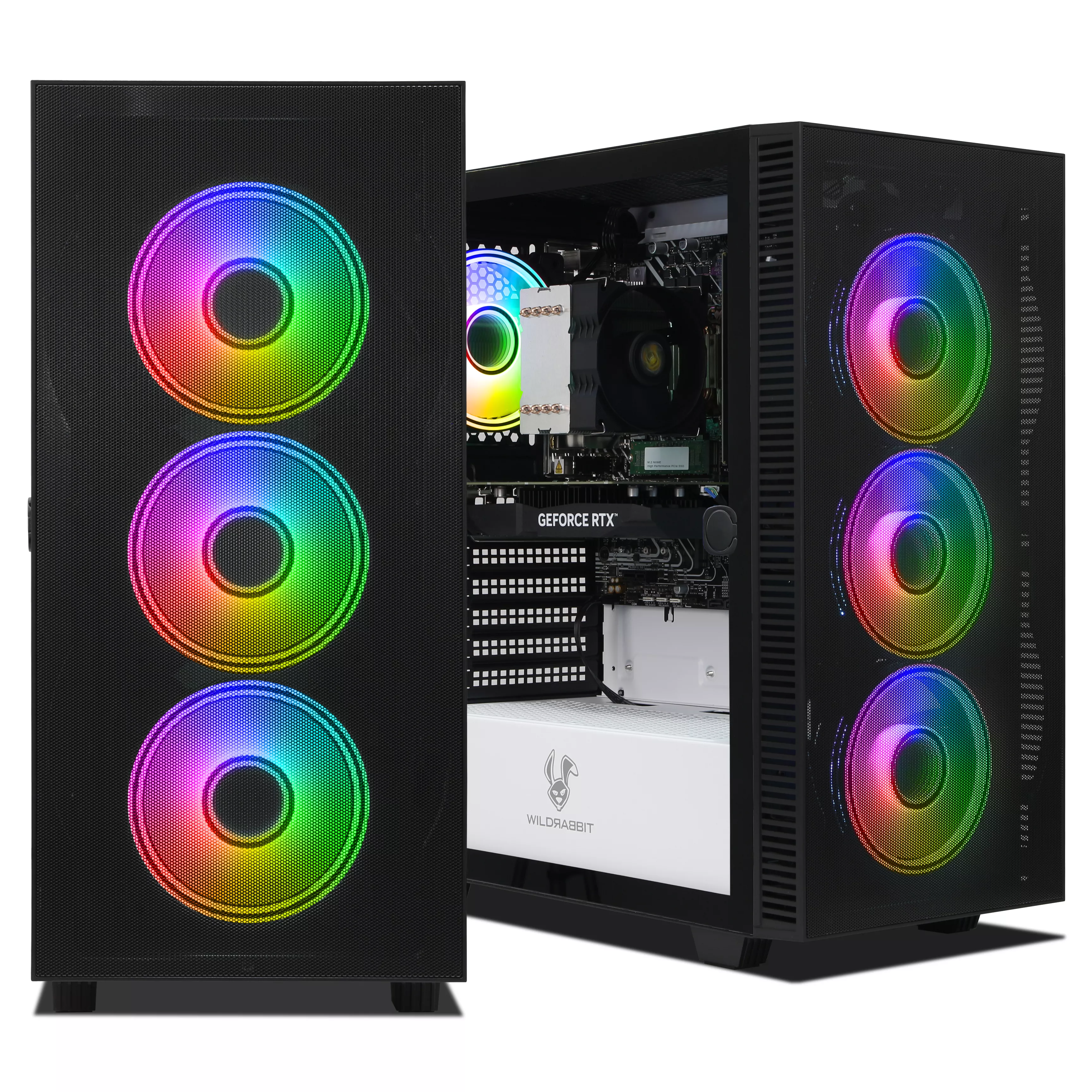 ARCHON Gaming PC | Intel Core i7-13700F | Nvidia GeForce RTX 3050 6GB | 16GB DDR5 RAM | 1TB NVMe SSD | Windows 11 | WLAN & Bluetooth | MS Office 2024