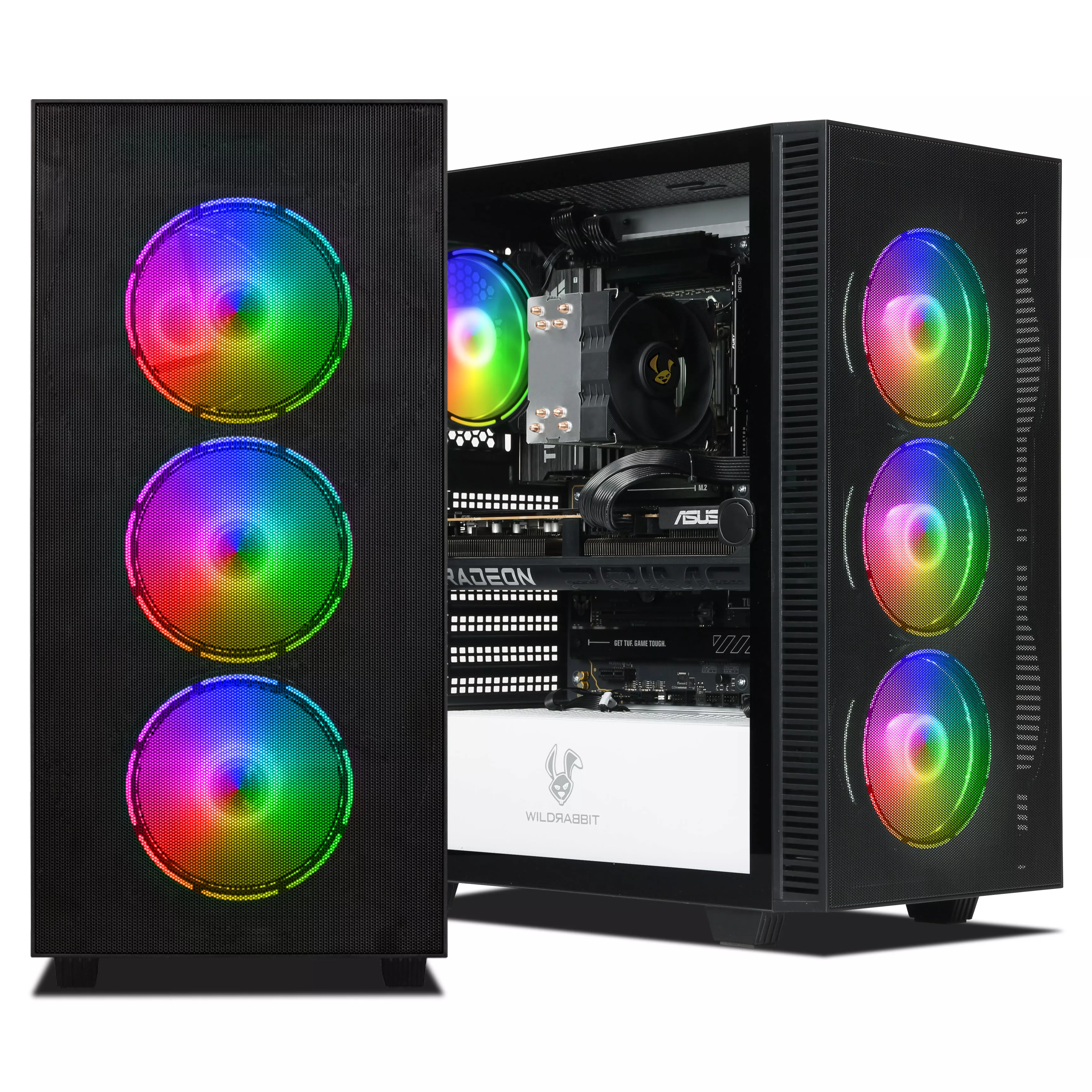 AMD Gaming PC | AMD Ryzen 7 9700X | Radeon RX 9070 16GB | 32GB DDR5 RAM | 1TB NVMe SSD | Windows 11 | WLAN & Bluetooth