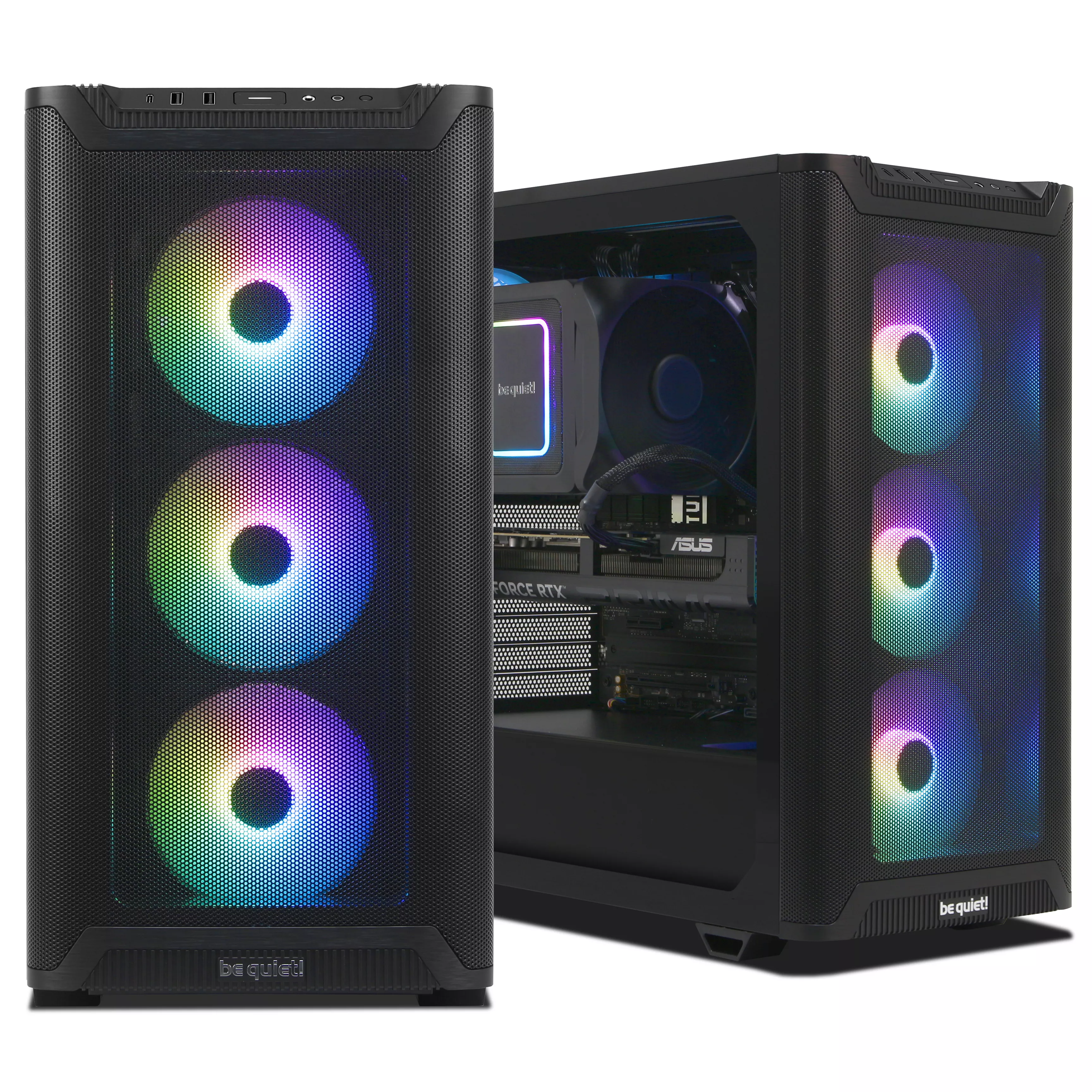 WILDRABBIT LUMINOUS Gaming PC | AMD Ryzen 7 9800X3D | Nvidia GeForce RTX 5070 TI OC 16GB | 32GB DDR5 RAM | 2TB NVMe SSD | Windows 11 | WLAN & Bluetooth