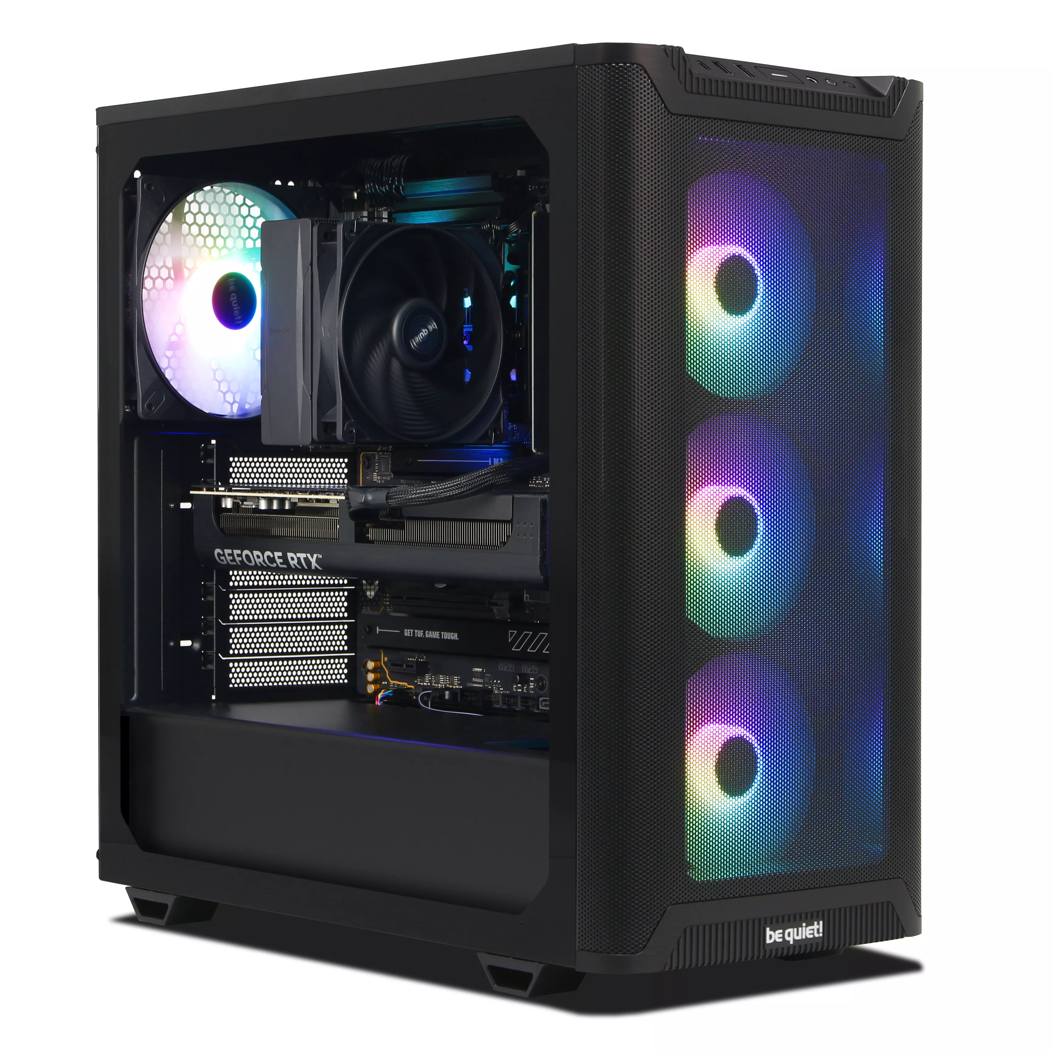 WILDRABBIT ThunderStorm Gaming PC | AMD Ryzen 7 9700X | Nvidia GeForce RTX 5070 12GB | 32GB DDR5 RAM | 2TB NVMe SSD | Windows 11 | WLAN & Bluetooth