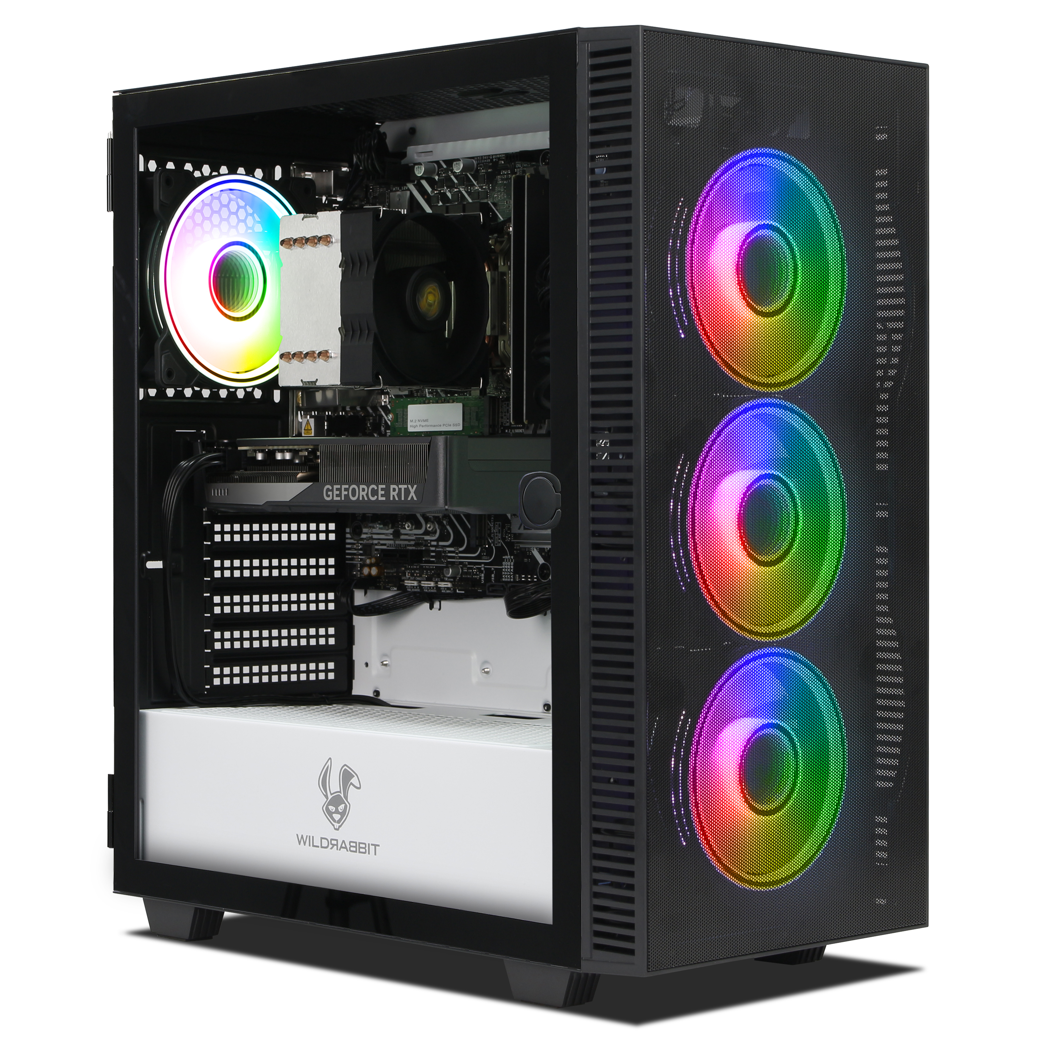 WILDRABBIT VenomX | Intel Core i5-14400F | Nvidia GeForce RTX 5060 Ti 16GB | 32GB DDR5 RAM | 1TB NVMe SSD | Windows 11 | WiFi & Bluetooth WILDRABBIT VenomX | Intel Core i5-14400F | Nvidia GeForce RTX 5060 Ti 16GB | 32GB DDR5 RAM | 1TB NVMe SSD | Windows 11 | WiFi & Bluetooth