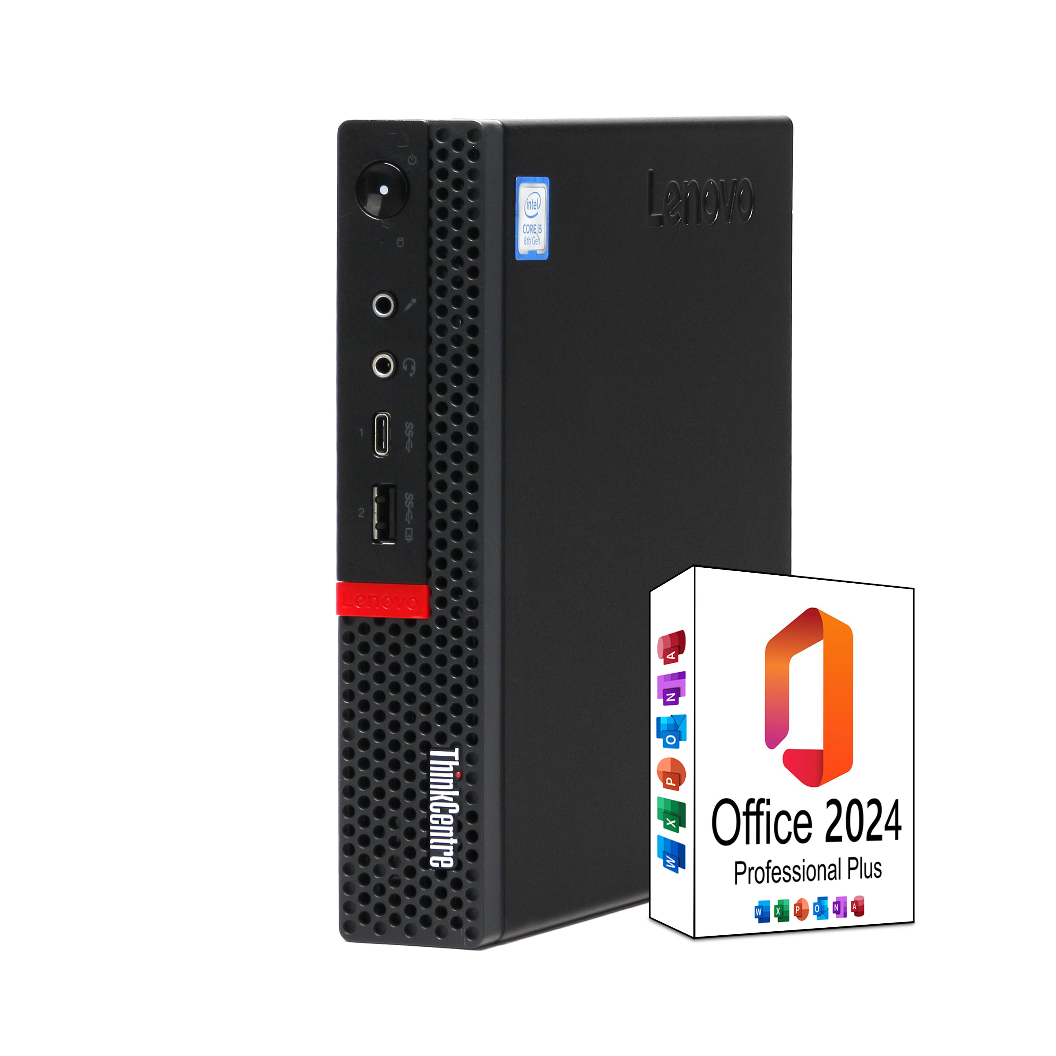 ThinkCentre M720q Mini PC Dapeng i5 | Intel Core i5-8400T | 8GB RAM | 1TB NVMe SSD | Windows 11 | MS Office 2024