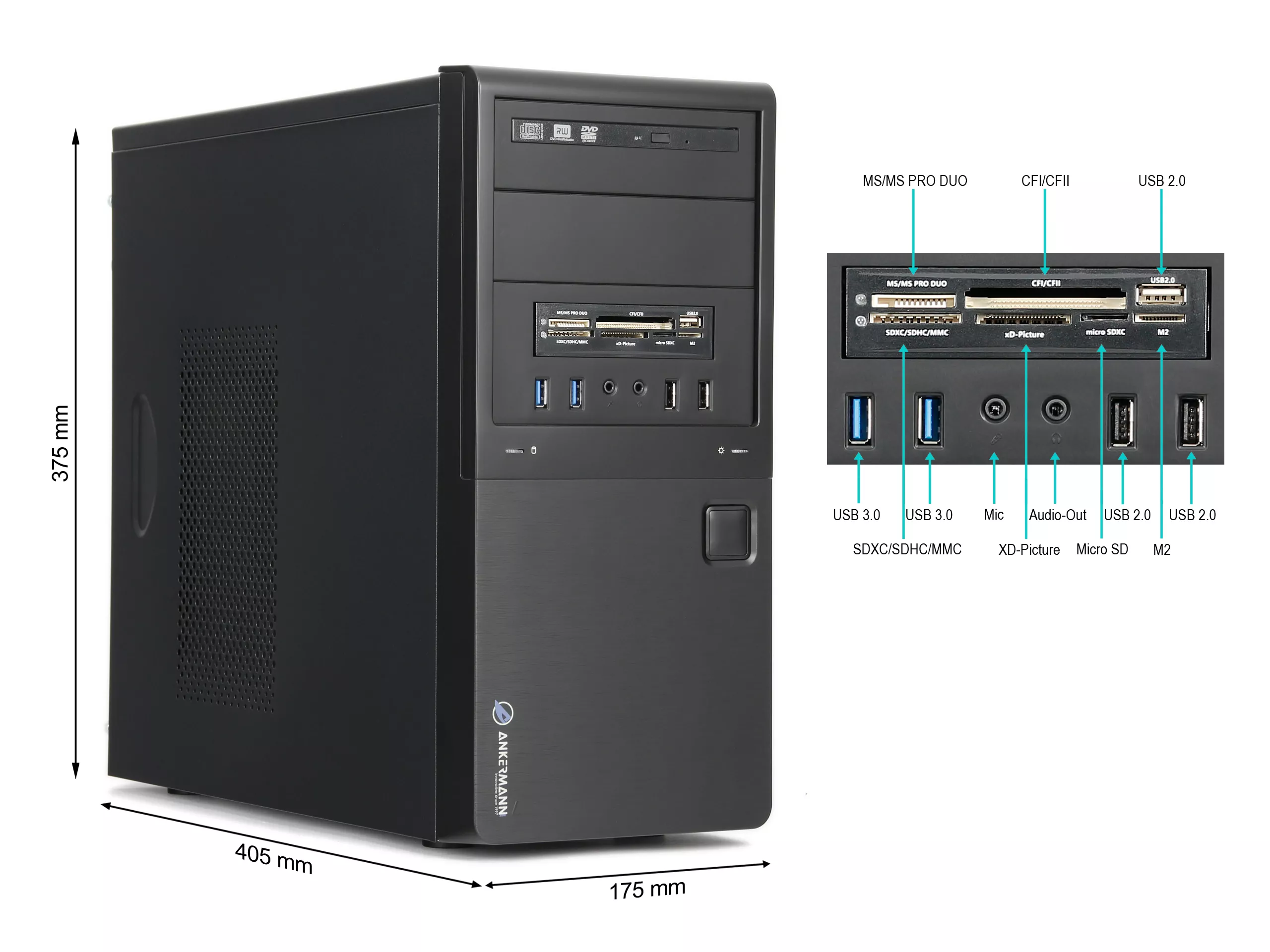 Business Office Work Bundle | Intel Core i5-6500 | 16GB RAM | 480GB SSD | Windows 10 | 27" Monitor | Maus & Tastatur | Libre Office Business Office Work Bundle | Intel Core i5-6500 | 16GB RAM | 480GB SSD | Windows 10 | 27" Monitor | Maus & Tastatur | Libre Office
