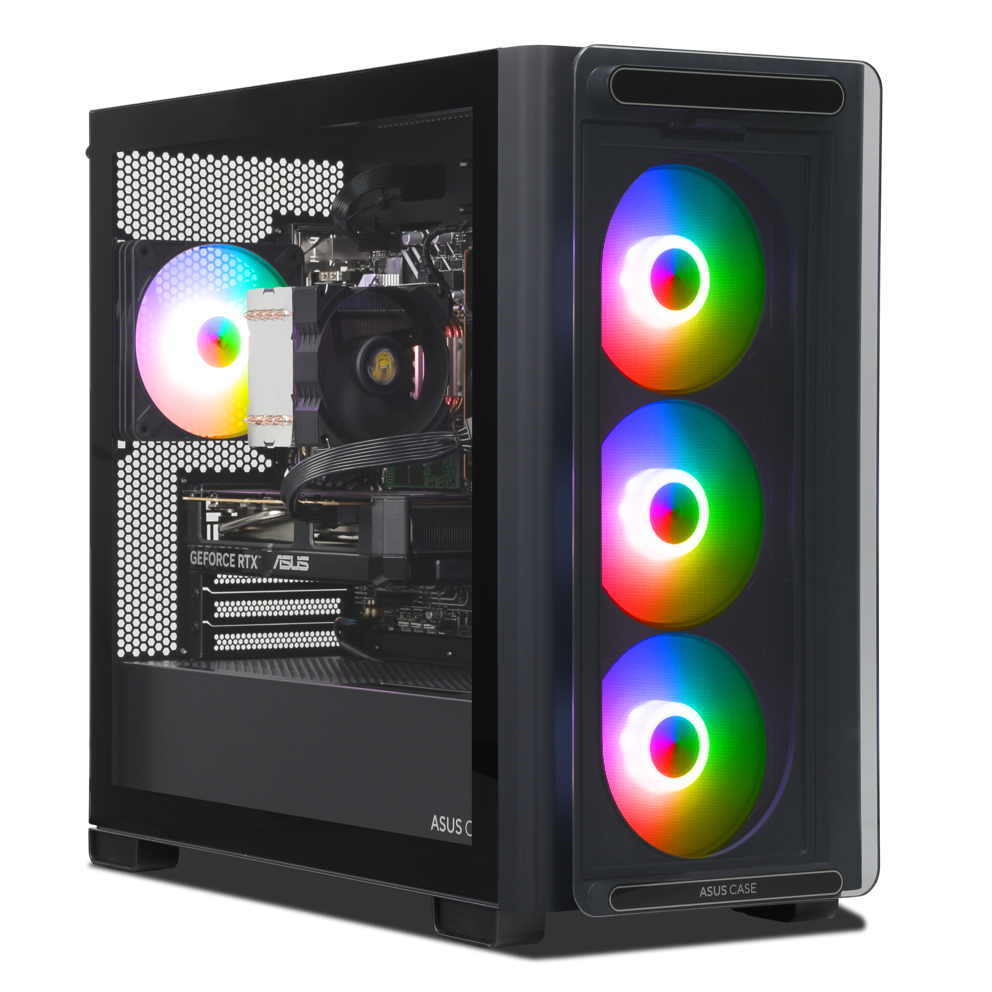 ASUS Shadow Gaming PC | Intel Core i5-14400F | Nvidia GeForce RTX 5060 8GB | 32GB DDR5 RAM | 1TB NVMe SSD | Windows 11 | WLAN & Bluetooth | Libre Office