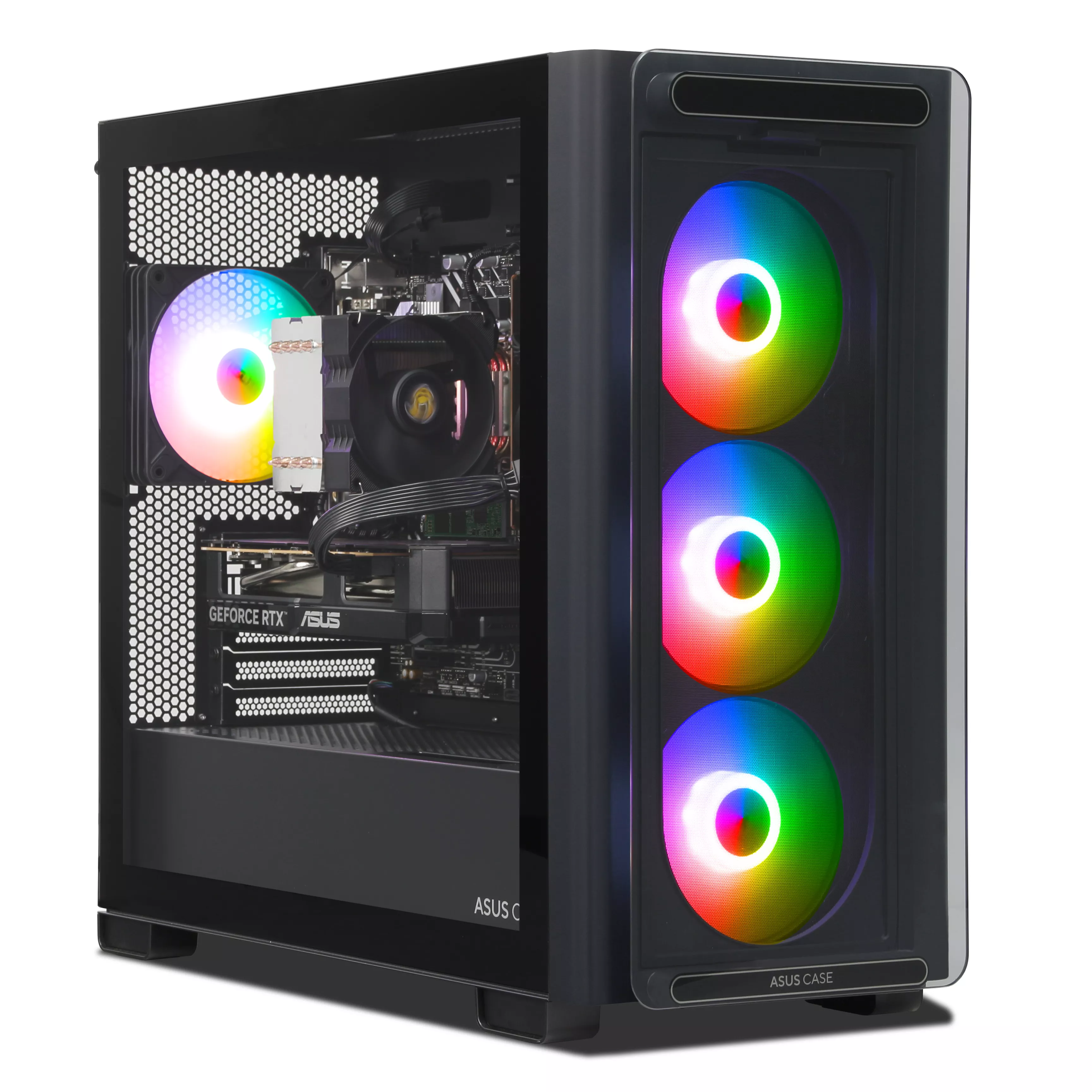 ASUS Shadow Gaming PC | Intel Core i5-14400F | Nvidia GeForce RTX 5060 8GB | 32GB DDR5 RAM | 1TB NVMe SSD | Windows 11 | WLAN & Bluetooth | Libre Office