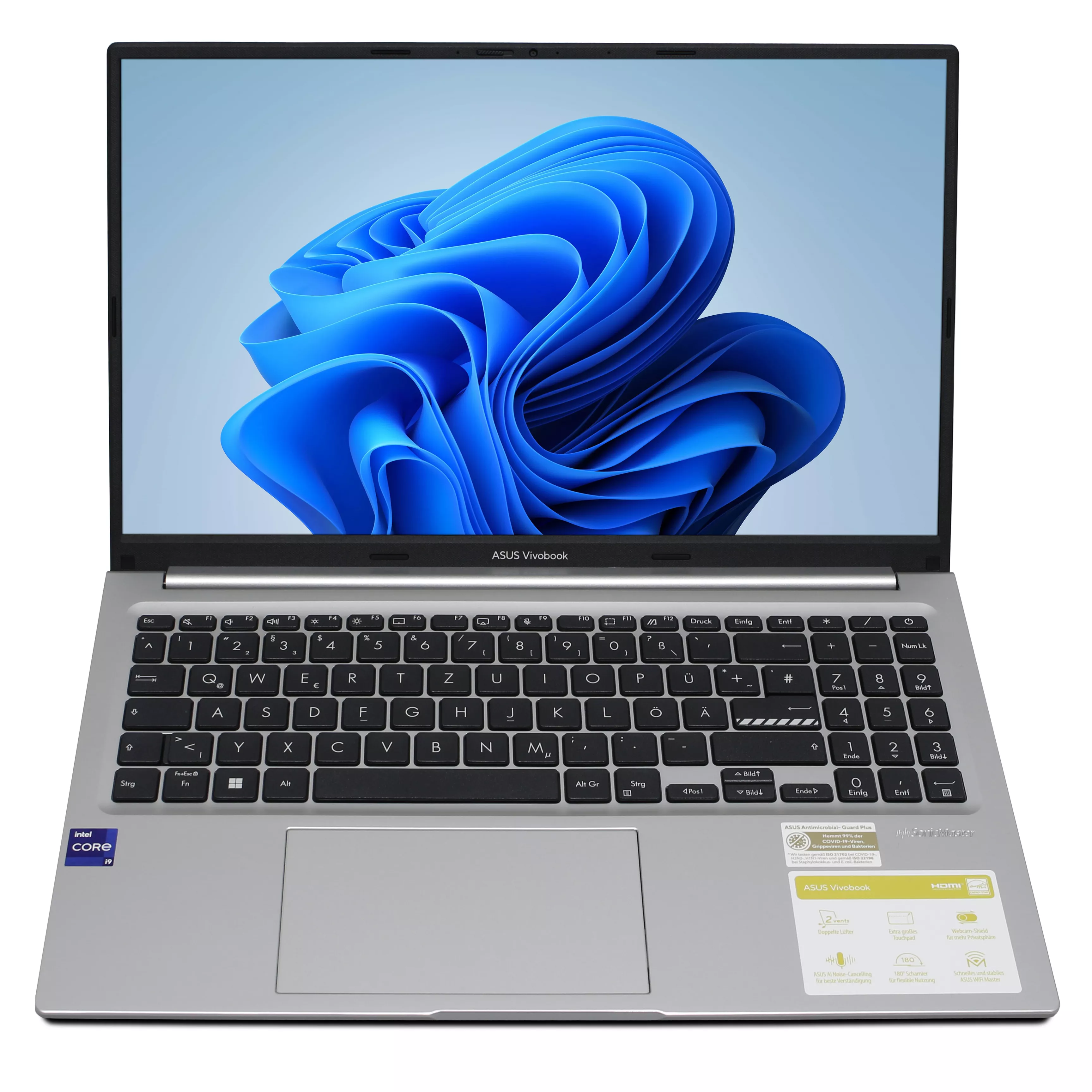 ASUS Vivobook X1505V | 16GB RAM | 1TB NVMe SSD | ASUS Vivobook X1505VA-MA921 | Intel Core i9-13900H | 15.6" OLED Display | Windows 11 Pro | WLAN & Bluetooth | MS Office 2024