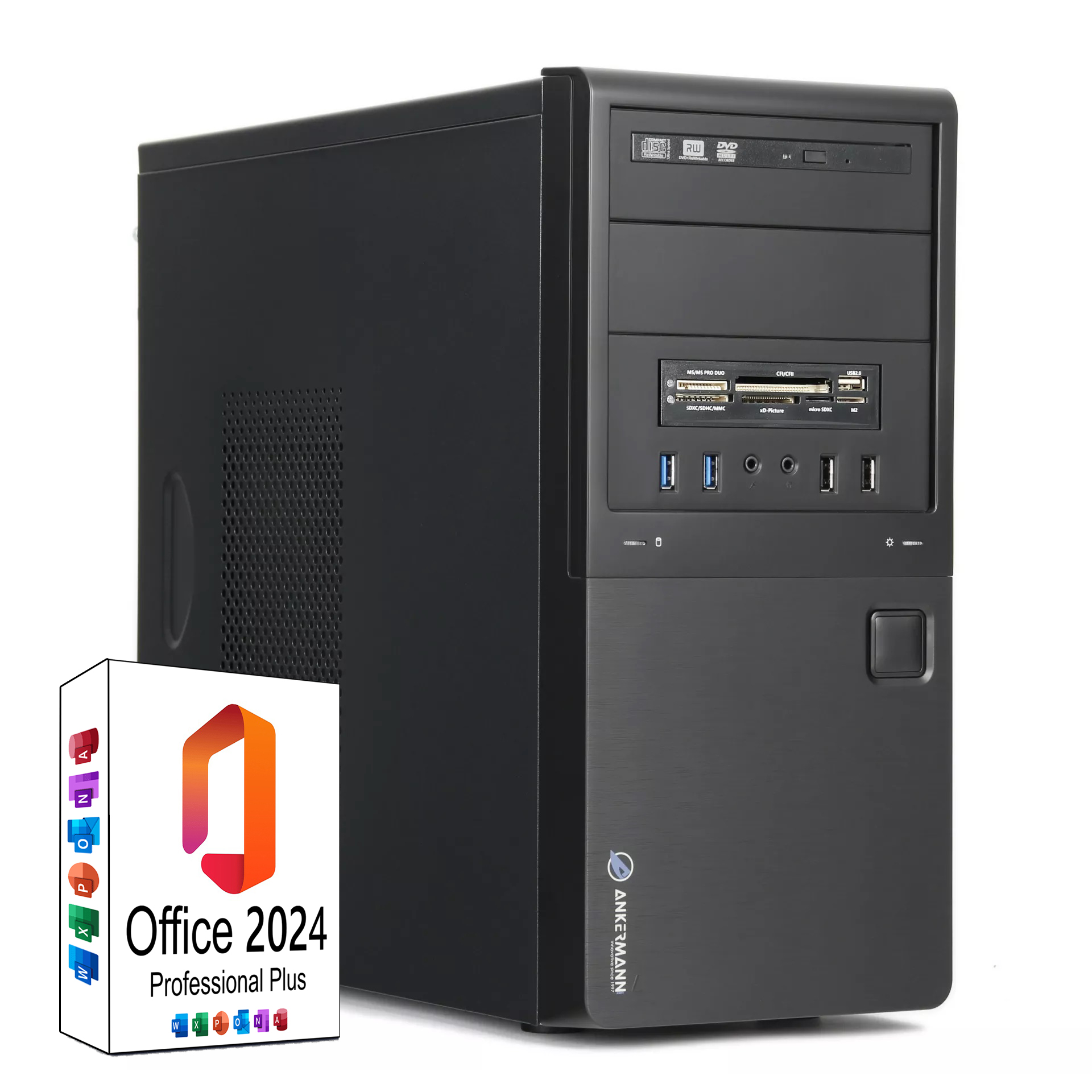 Desktop PC Barcelona | Intel Core i5-6500 | Nvidia GeForce GT 710 4GB | 16GB RAM | 1TB SSD | Windows 10 | WLAN | MS Office 2024