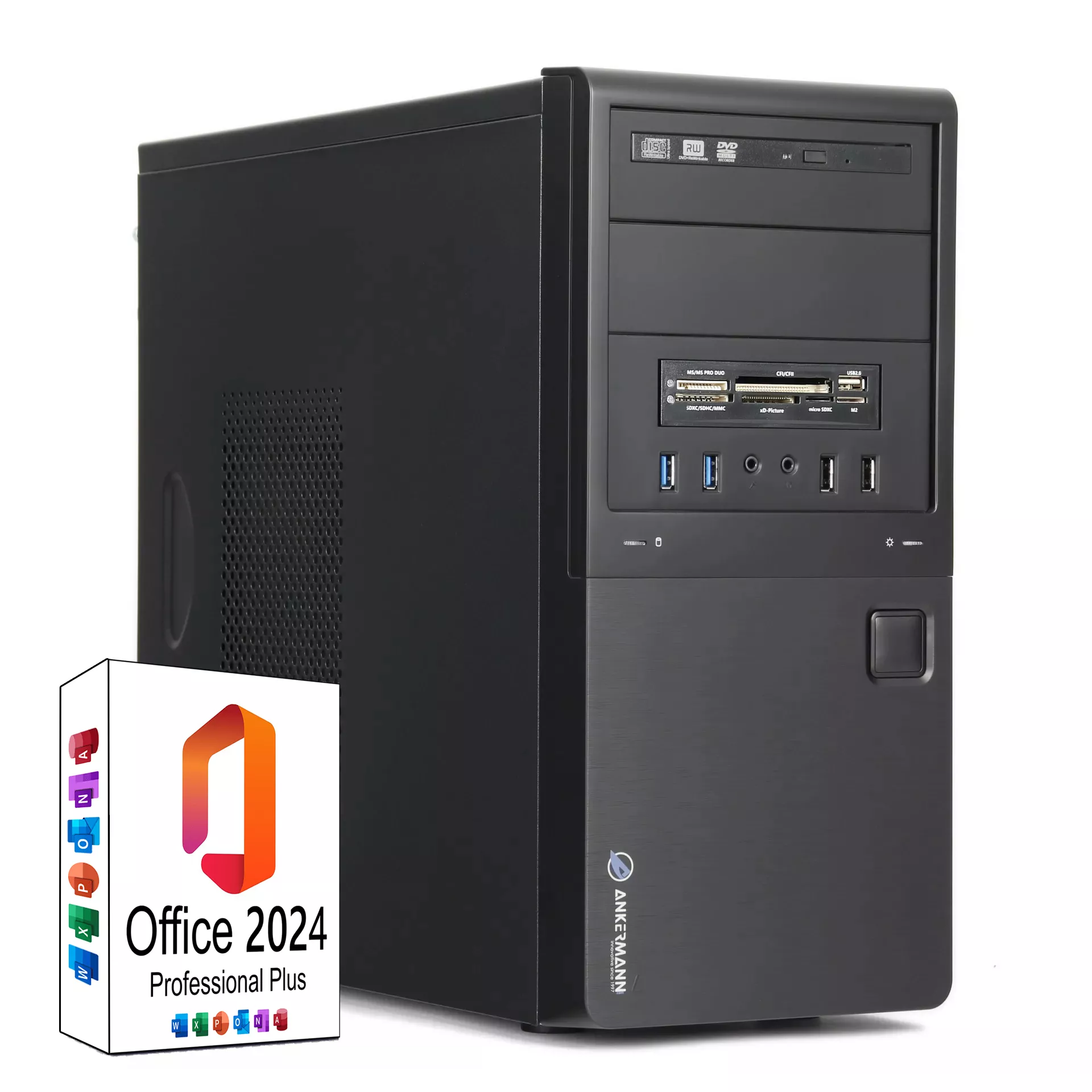 Desktop PC Barcelona | Intel Core i5-6500 | Nvidia GeForce GT 740 4GB | 16GB RAM | 1TB SSD | Windows 10 | WLAN | MS Office 2024
