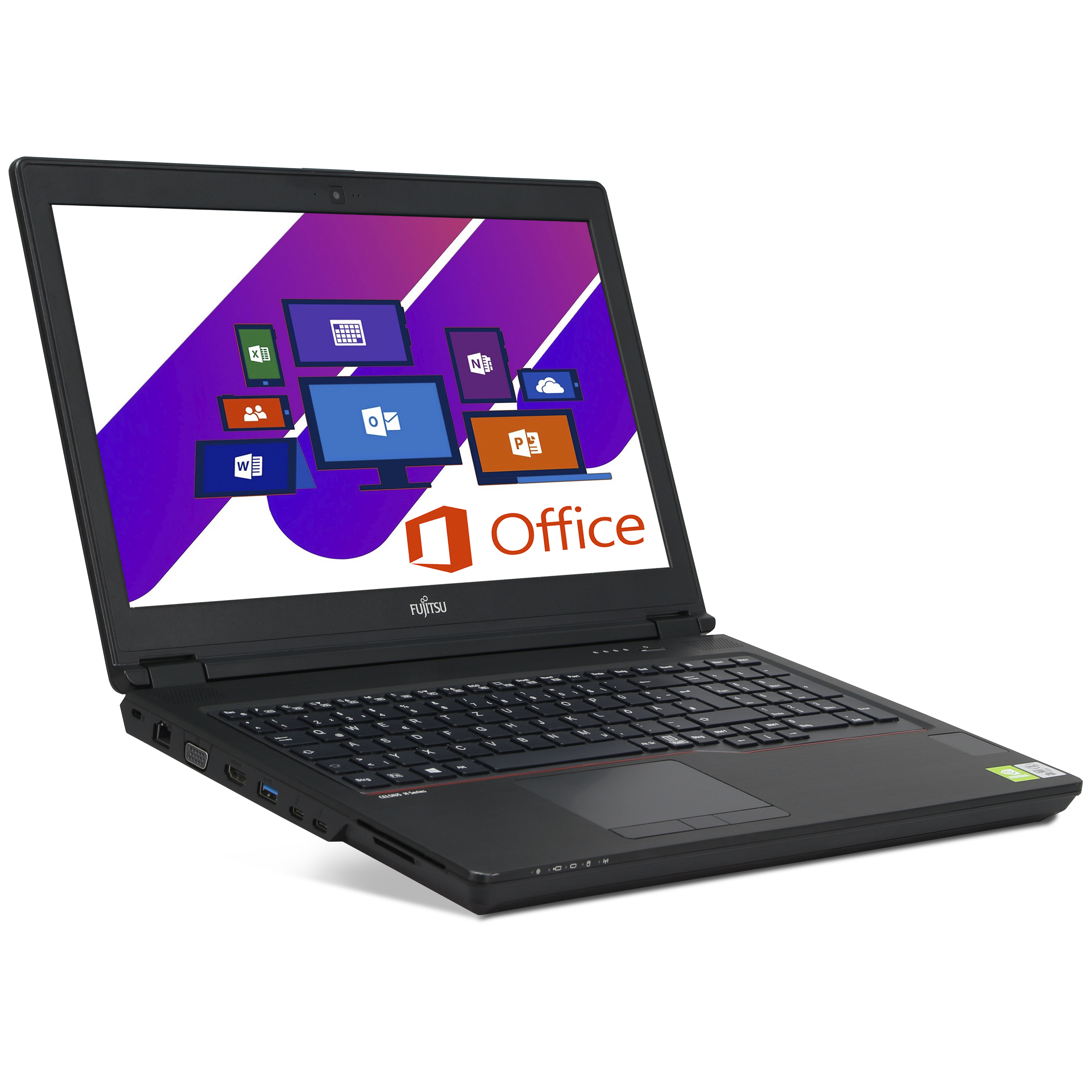 Fujitsu Celsius H7510 CAD Workstation | 32GB RAM | 1TB NVMe SSD | 512GB NVMe SSD | Intel Core i7-10850H | 15.6" Full HD Display | NVIDIA Quadro T1000 4GB | Windows 11 Pro | WiFi & BT | MS Office 2024 Fujitsu Celsius H7510 CAD Workstation | 32GB RAM | 1TB NVMe SSD | 512GB NVMe SSD | Intel Core i7-10850H | 15.6" Full HD Display | NVIDIA Quadro T1000 4GB | Windows 11 Pro | WiFi & BT | MS Office 2024