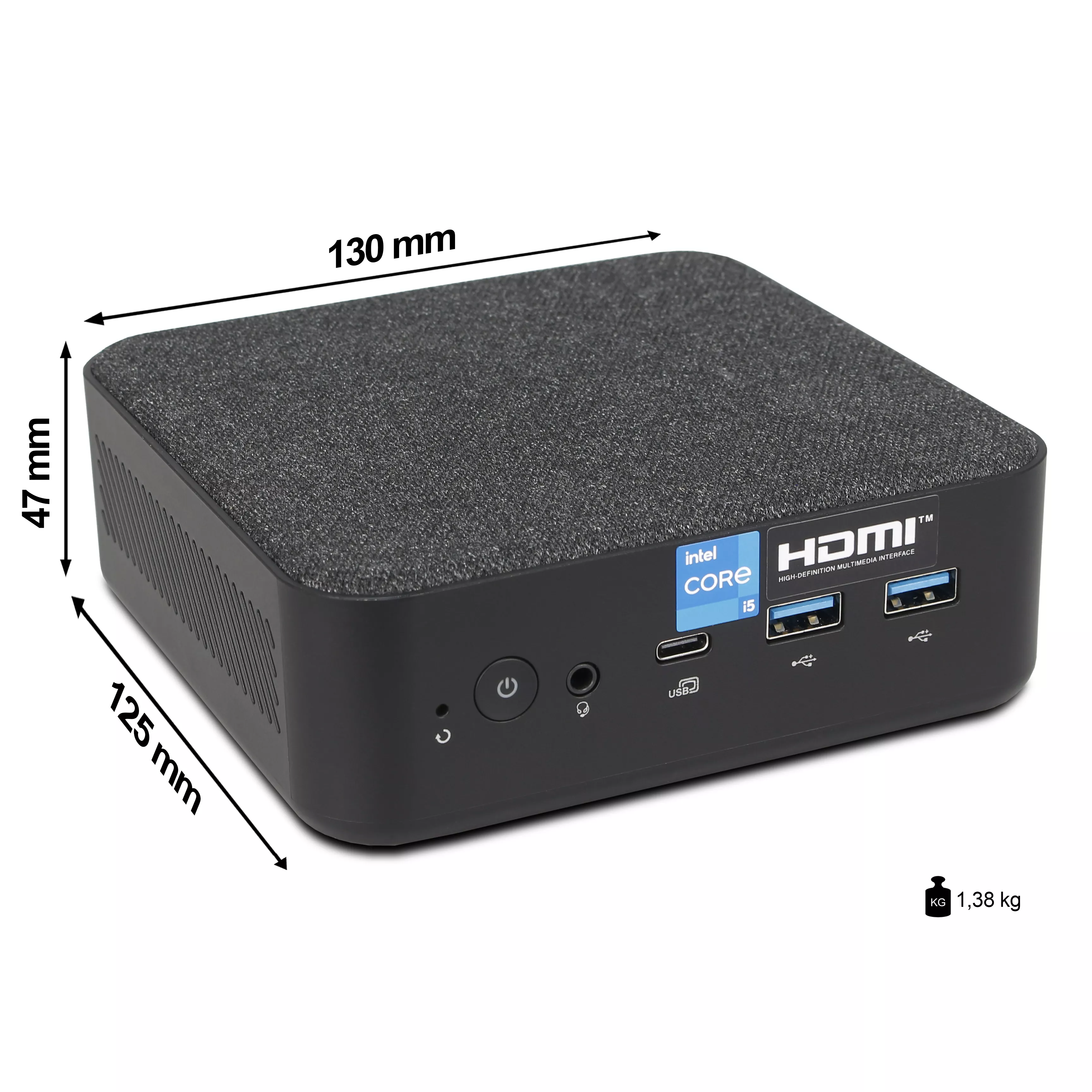 Acer Veriton Mini PC | 16GB DDR5 RAM | 1TB NVMe SSD | Windows 11 | Intel Core i5-1334U | WLAN & Bluetooth | MS Office 2024