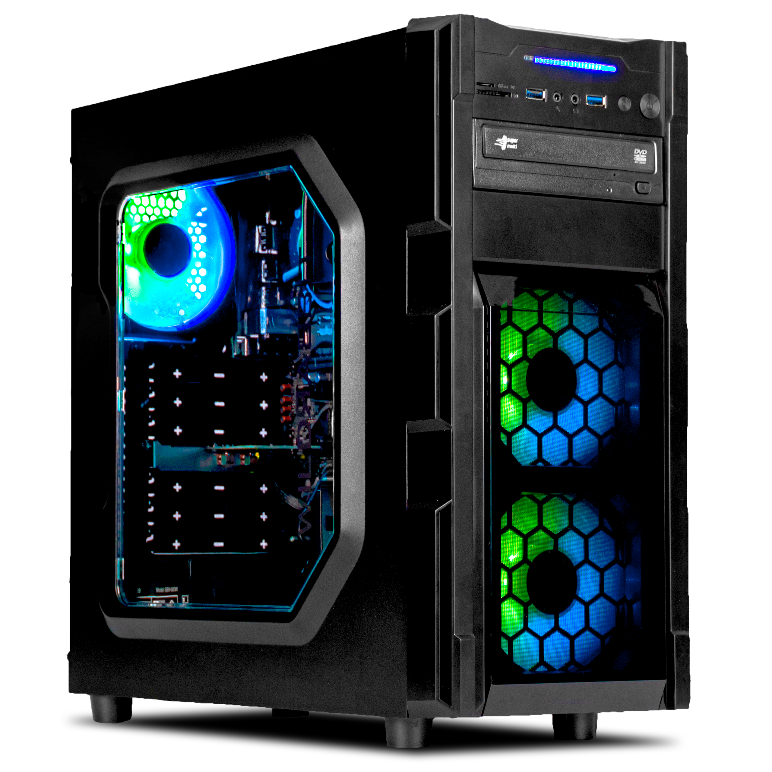 Cosmo Gaming V3 | AMD Ryzen 7 5700X | Nvidia GeForce RTX 3050 6Go | 16Go RAM | 1To NVMe SSD | Windows 11 | WiFi | Libre Office Cosmo Gaming V3 | AMD Ryzen 7 5700X | Nvidia GeForce RTX 3050 6Go | 16Go RAM | 1To NVMe SSD | Windows 11 | WiFi | Libre Office