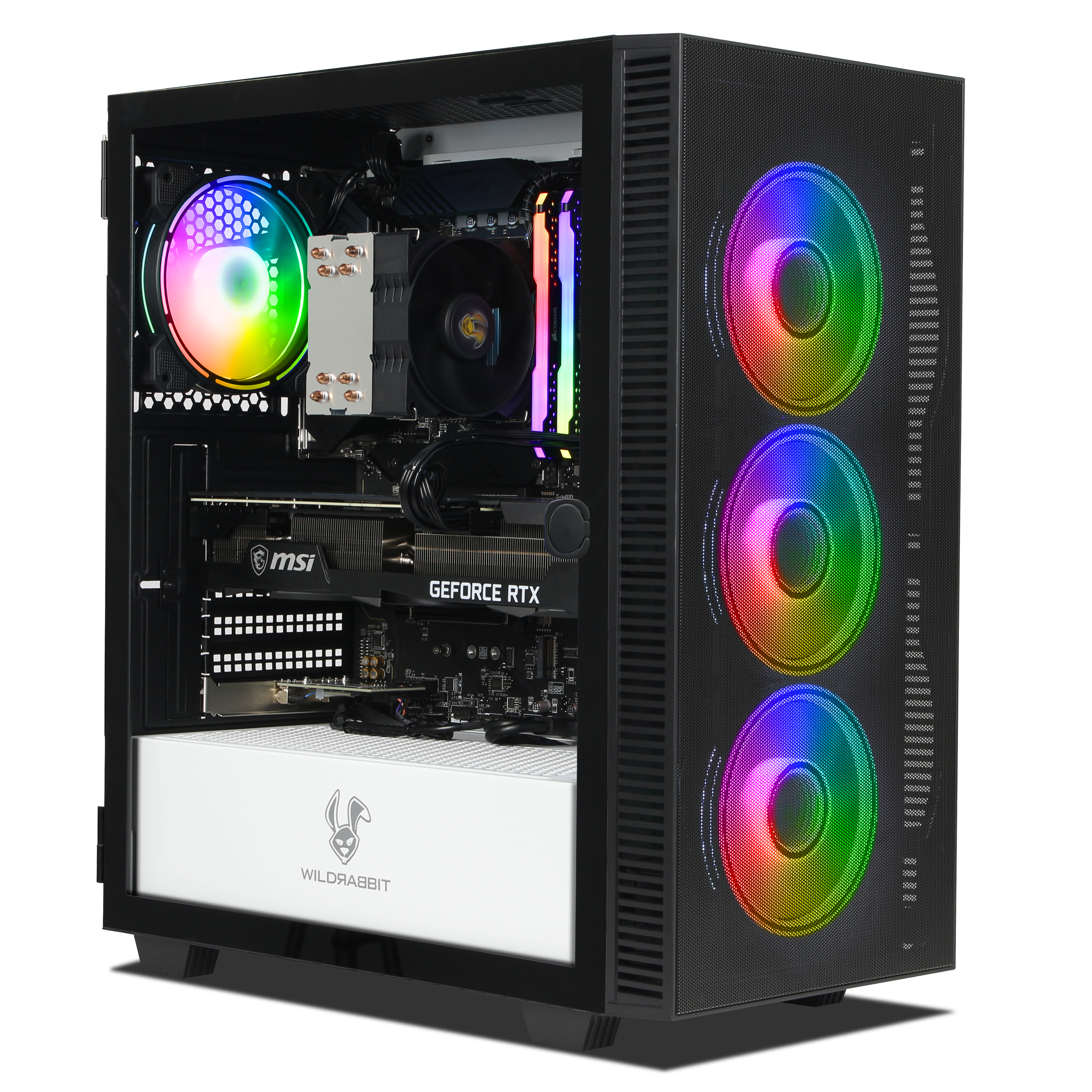 Vector Gaming PC | AMD Ryzen 7 5700X | Nvidia GeForce RTX 3070 Ti 8GB | 16GB RAM | 1TB NVMe SSD | Windows 11 | WLAN & Bluetooth 