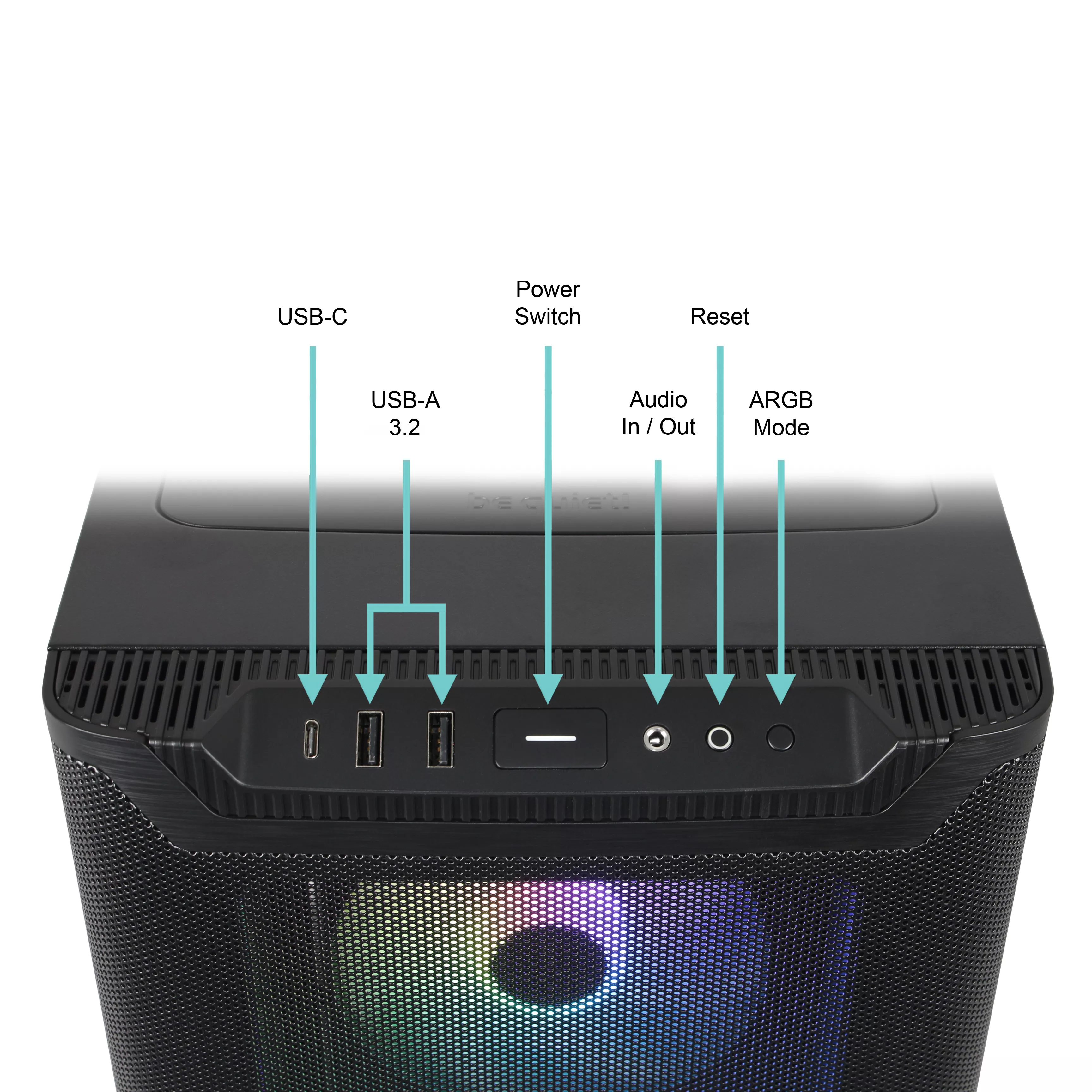 WILDRABBIT ThunderStorm Gaming PC | AMD Ryzen 7 9700X | Nvidia GeForce RTX 5070 12GB | 32GB DDR5 RAM | 2TB NVMe SSD | Windows 11 | WLAN & Bluetooth