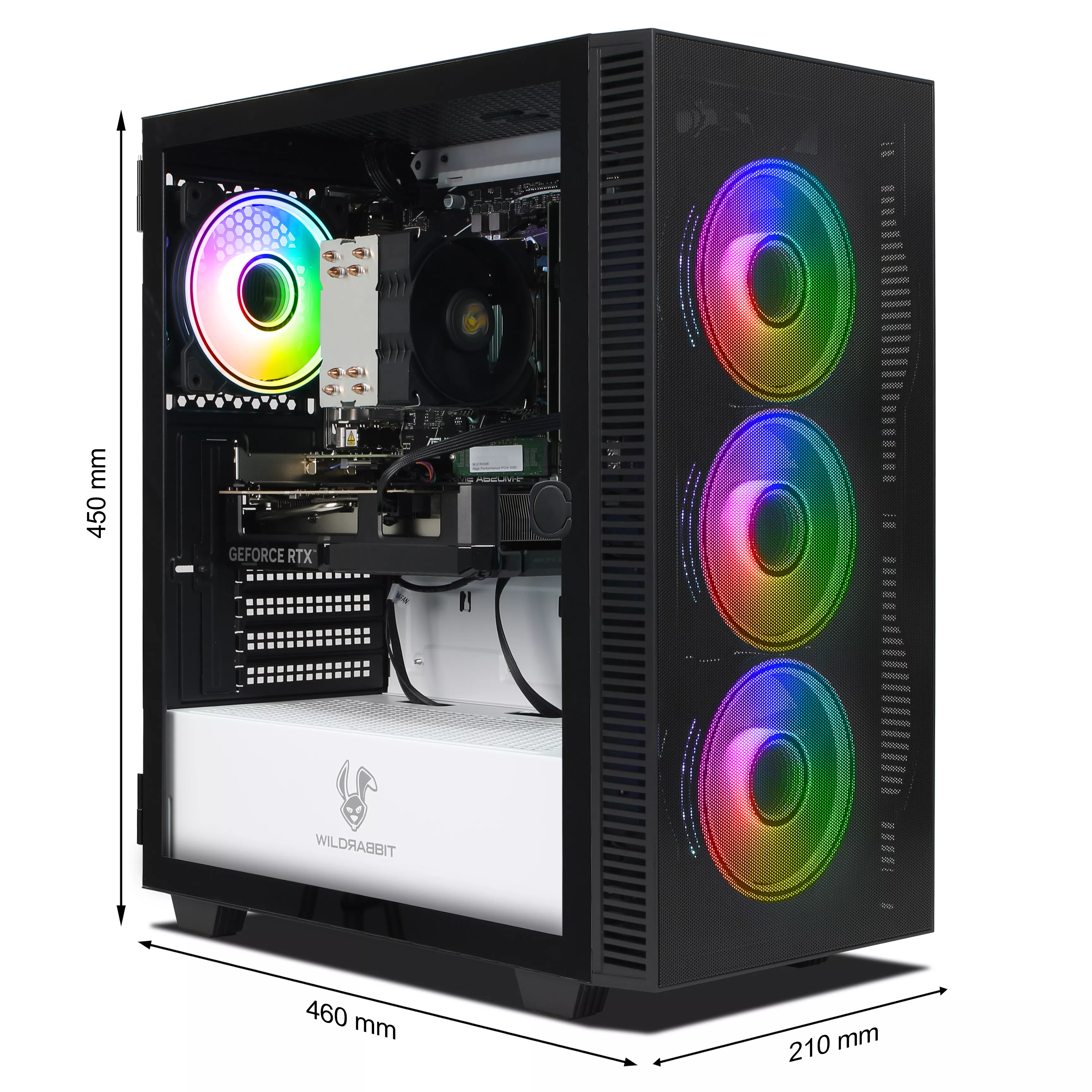 Astro Gaming PC | AMD Ryzen 5 9600X | Nvidia GeForce RTX 5060 Ti 16GB | 32GB DDR5 RAM | 1TB NVMe SSD | Windows 11 | WLAN & Bluetooth 