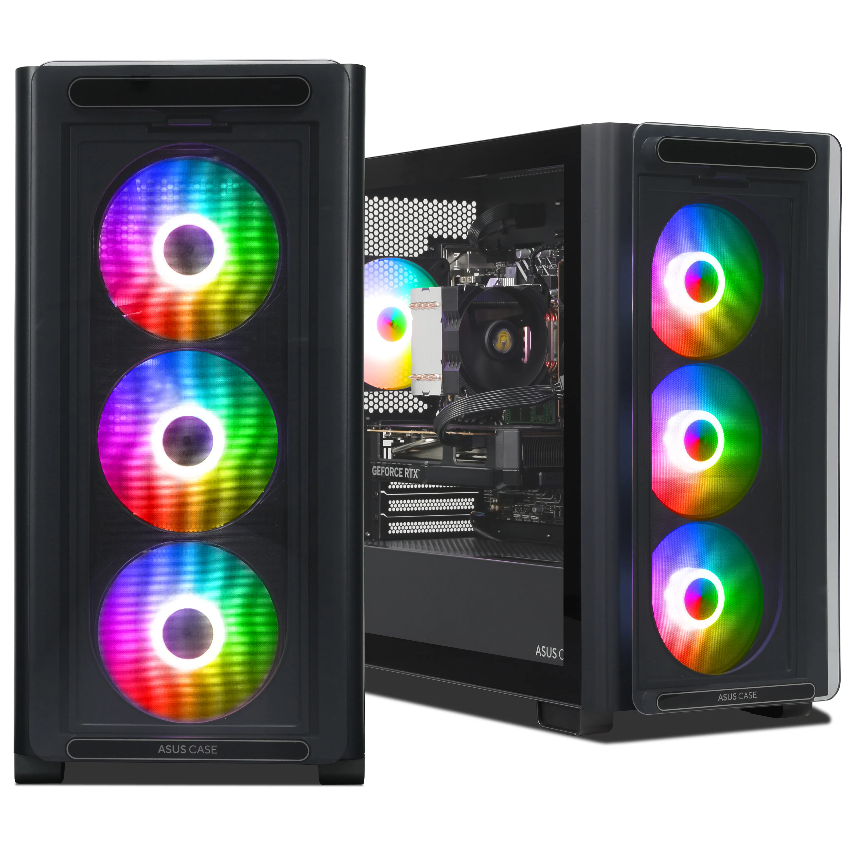 ASUS Shadow Gaming PC | Intel Core i5-14400F | Nvidia GeForce RTX 5060 8GB | 32GB DDR5 RAM | 1TB NVMe SSD | Windows 11 | WiFi & Bluetooth | Libre Office
