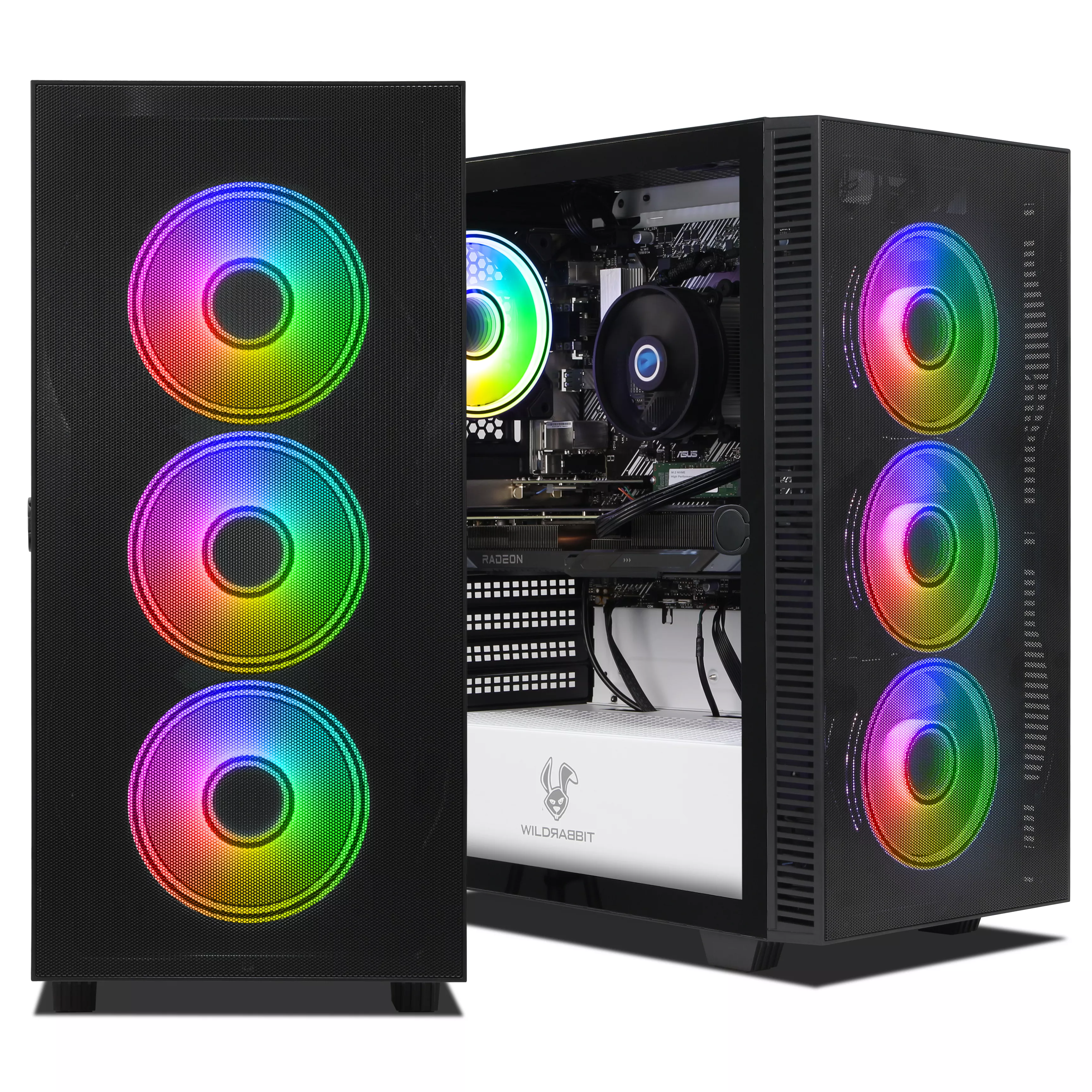 Wildrabbit Blaze | AMD Ryzen 5 5500 | Radeon RX 9060 XT 8GB | 16GB RAM | 1TB NVMe SSD | Windows 11 | WLAN & Bluetooth 