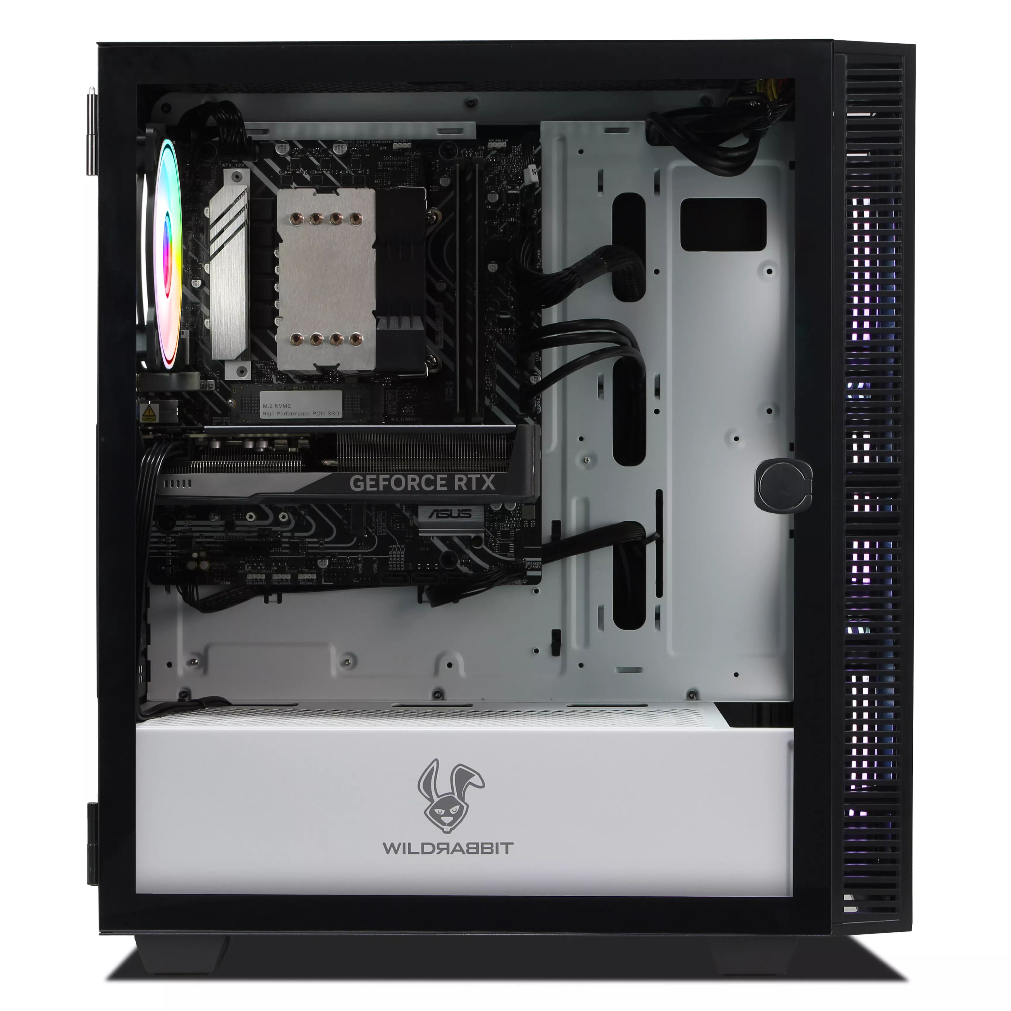 WILDRABBIT VenomX | Intel Core i5-14400F | Nvidia GeForce RTX 5060 Ti 16GB | 32GB DDR5 RAM | 1TB NVMe SSD | Windows 11 | WiFi & Bluetooth
