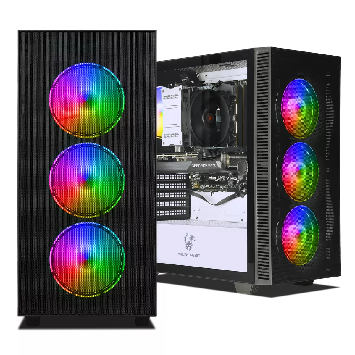 IGNITE ONE GAMING PC | Intel Core i7-13700F | Nvidia GeForce RTX 5070 12GB | 32GB DDR5 RAM | 1TB NVMe SSD | Windows 11 | WLAN & Bluetooth | Libre Office