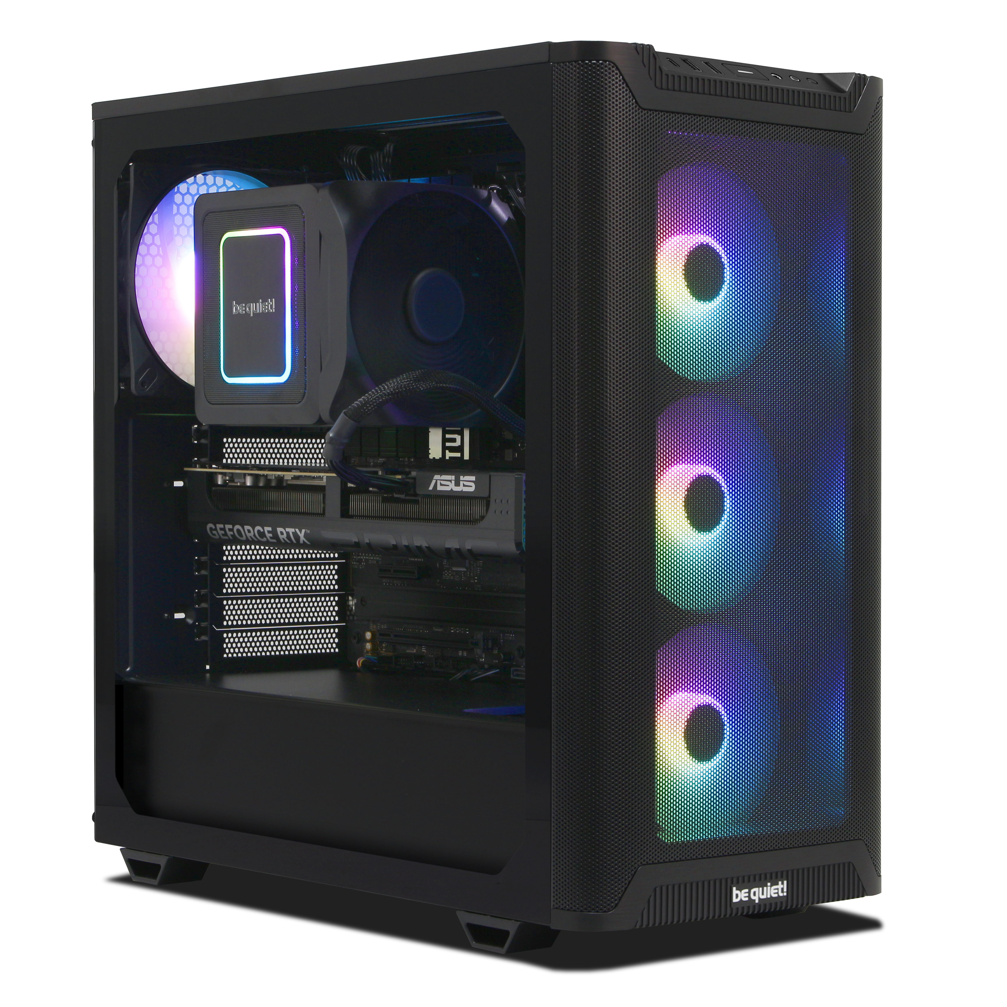 WILDRABBIT LUMINOUS Gaming PC | AMD Ryzen 7 9800X3D | Nvidia GeForce RTX 5070 TI OC 16GB | 32GB DDR5 RAM | 2TB NVMe SSD | Windows 11 | WLAN & Bluetooth