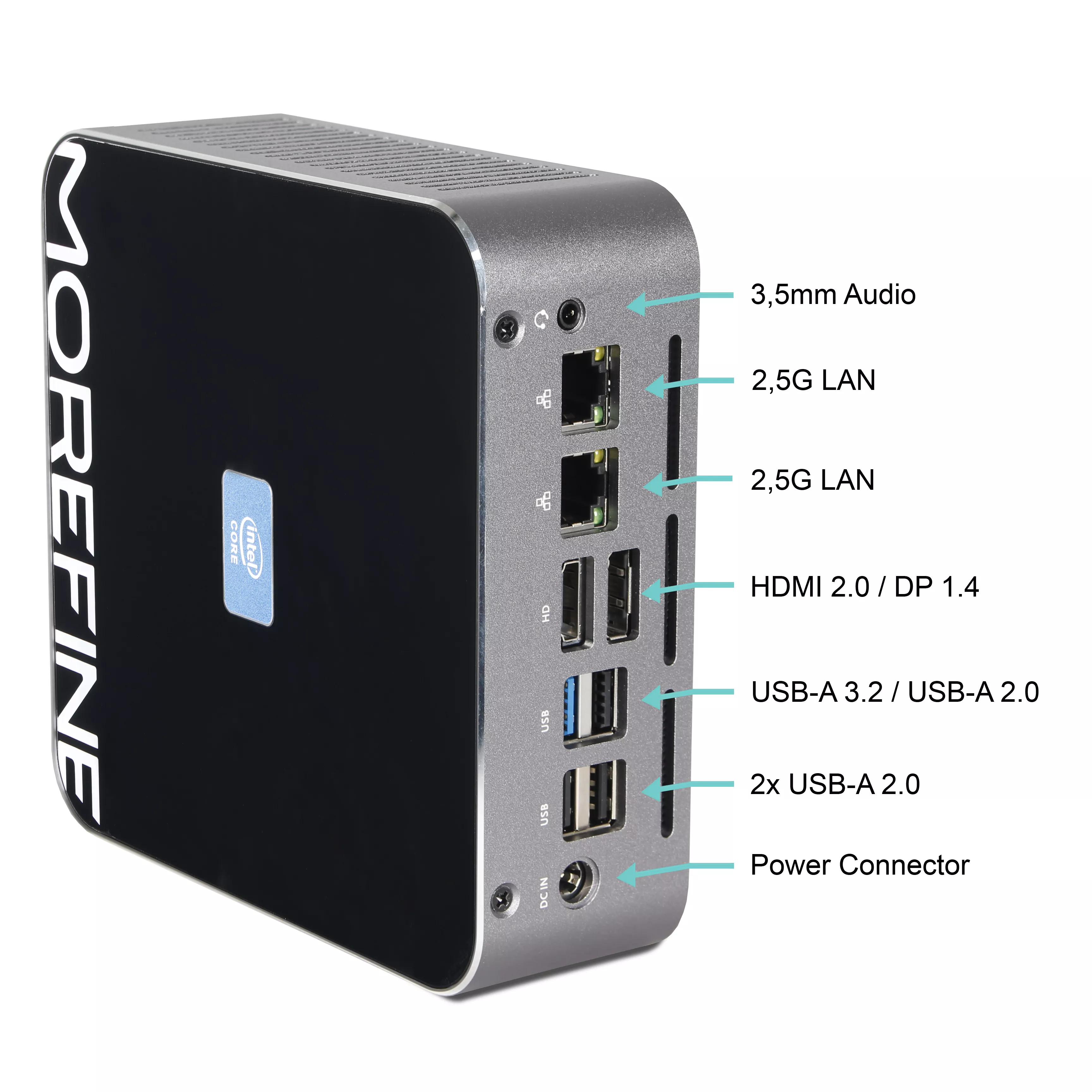 Ankermann S600 Mini PC | 32GB DDR5 RAM | 1TB NVMe SSD | Windows 11 | Intel Core i9-13900HK | WLAN & Bluetooth | MS Office 2024