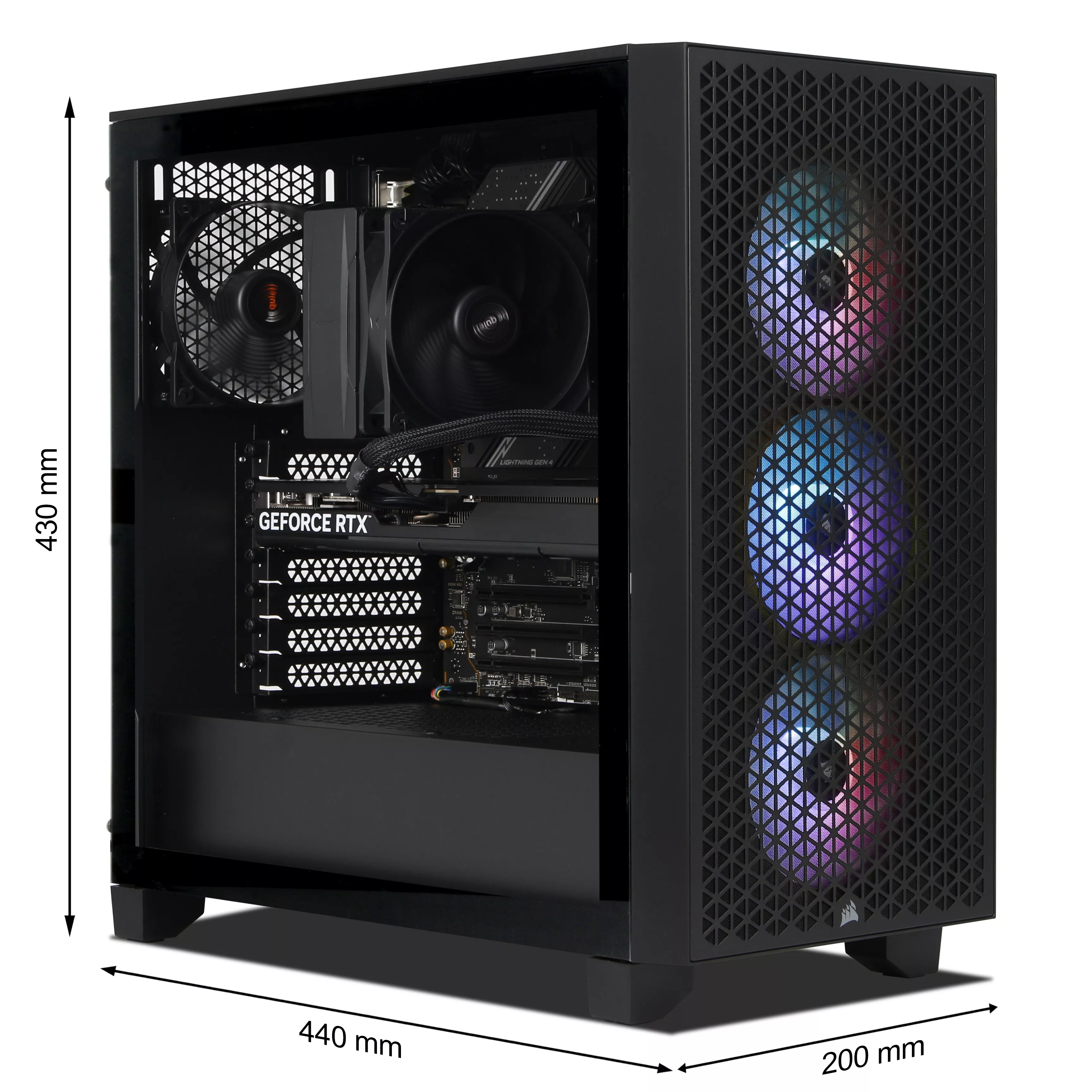 General Gaming PC | Intel Core i7-13700F | Nvidia GeForce RTX 5070 12GB | 32GB DDR5 RAM | 1TB NVMe SSD | Windows 11 | WLAN & Bluetooth