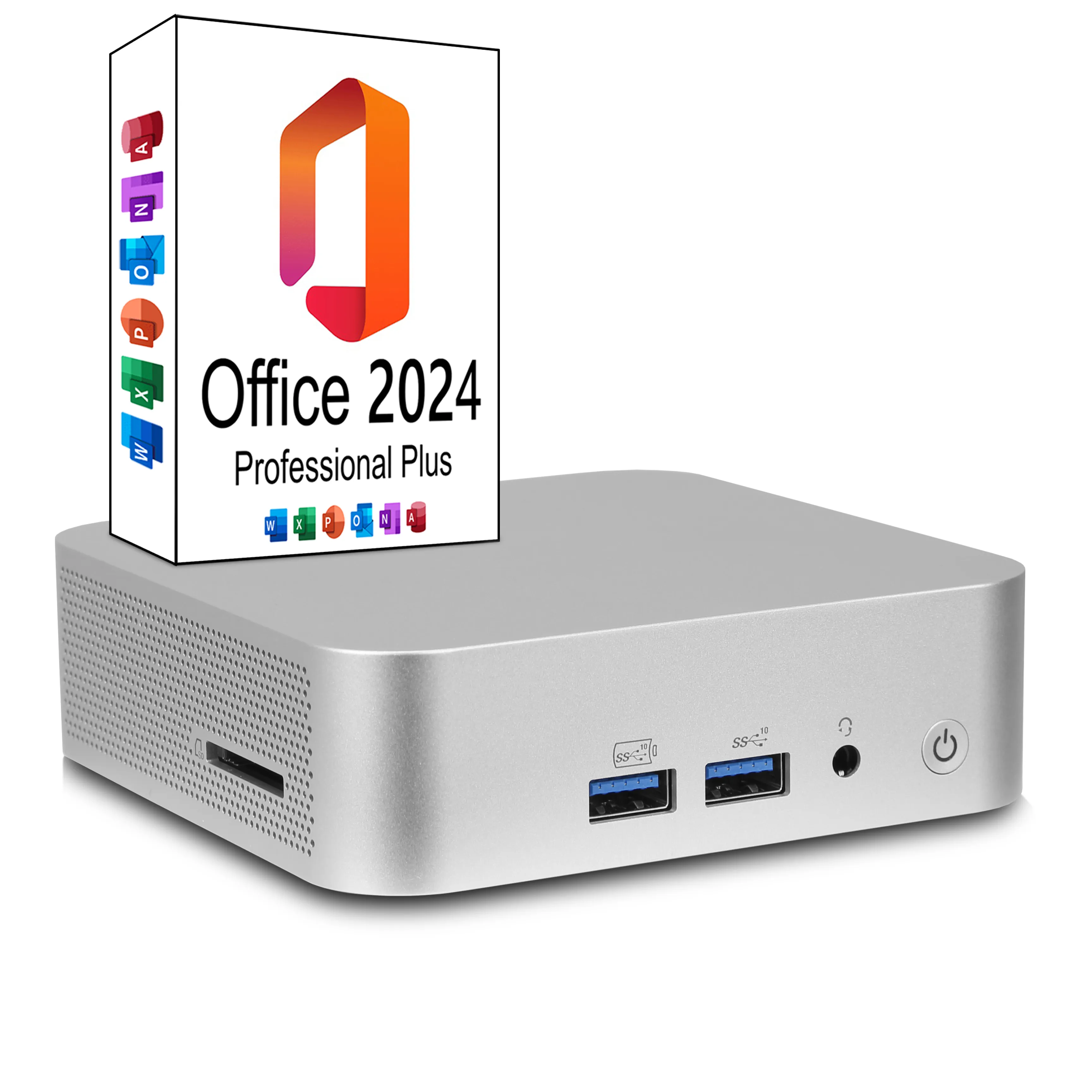 Ank-IX A5 Pro Mini PC | 16GB DDR5 RAM | 512GB NVMe SSD | Windows 11 | AMD Ryzen 5 7430U | WiFi & Bluetooth | MS Office 2024 Ank-IX A5 Pro Mini PC | 16GB DDR5 RAM | 512GB NVMe SSD | Windows 11 | AMD Ryzen 5 7430U | WiFi & Bluetooth | MS Office 2024