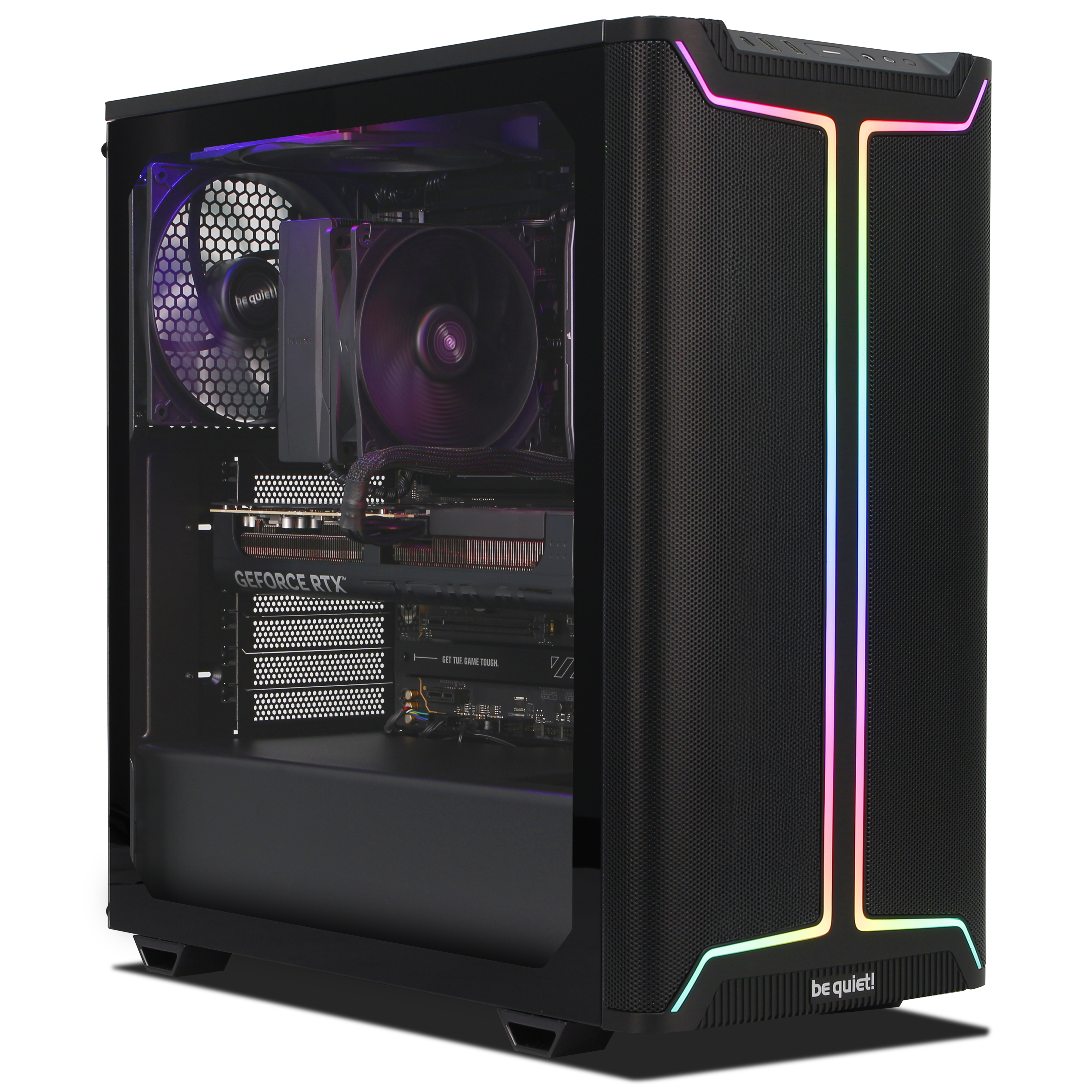 WILDRABBIT AIRFLOW Gaming PC | AMD Ryzen 5 9600X | Nvidia GeForce RTX 5070 12GB | 32GB DDR5 RAM | 2TB NVMe SSD | Windows 11 | WiFi & Bluetooth