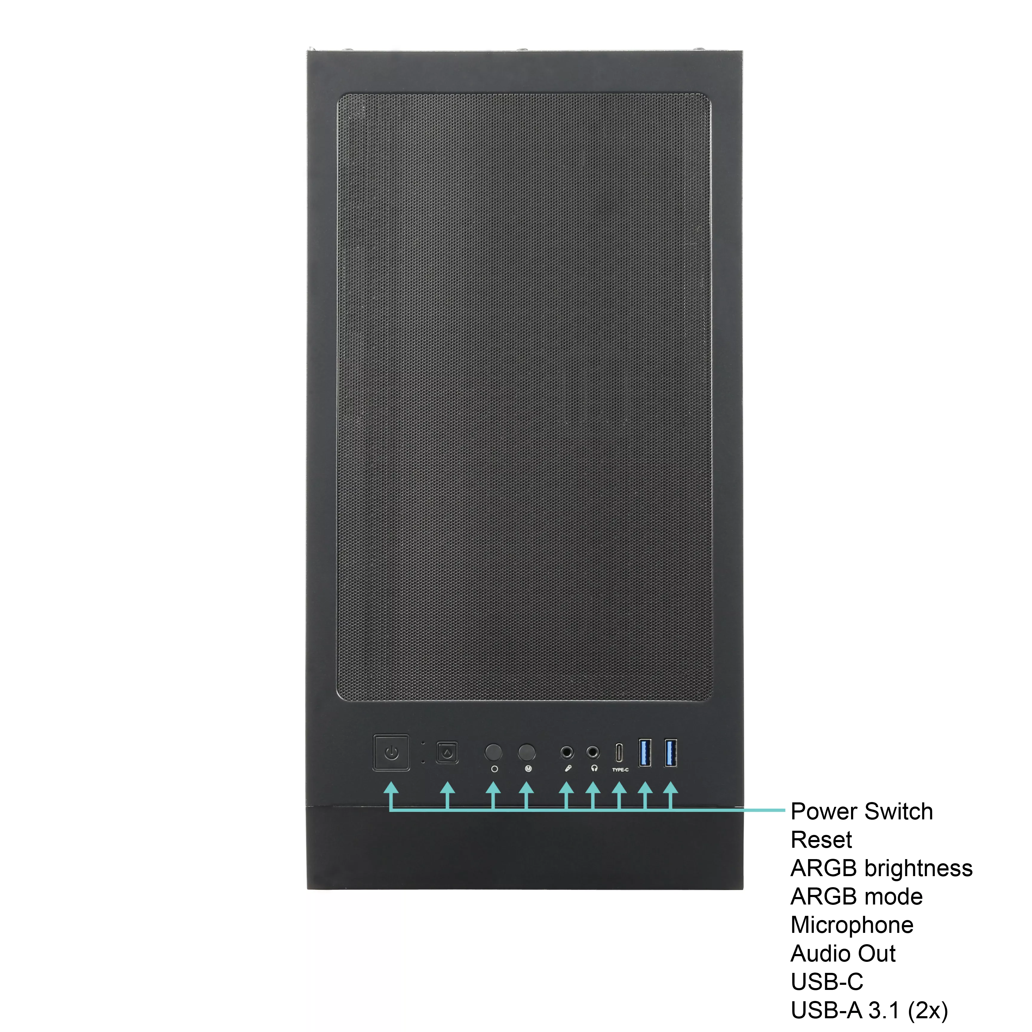 Crystal One Gaming PC | Intel Core i7-12700F | Nvidia GeForce RTX 3070 Ti 8GB | 32GB DDR5 RAM | 1TB NVMe SSD | Windows 11 | WLAN & Bluetooth