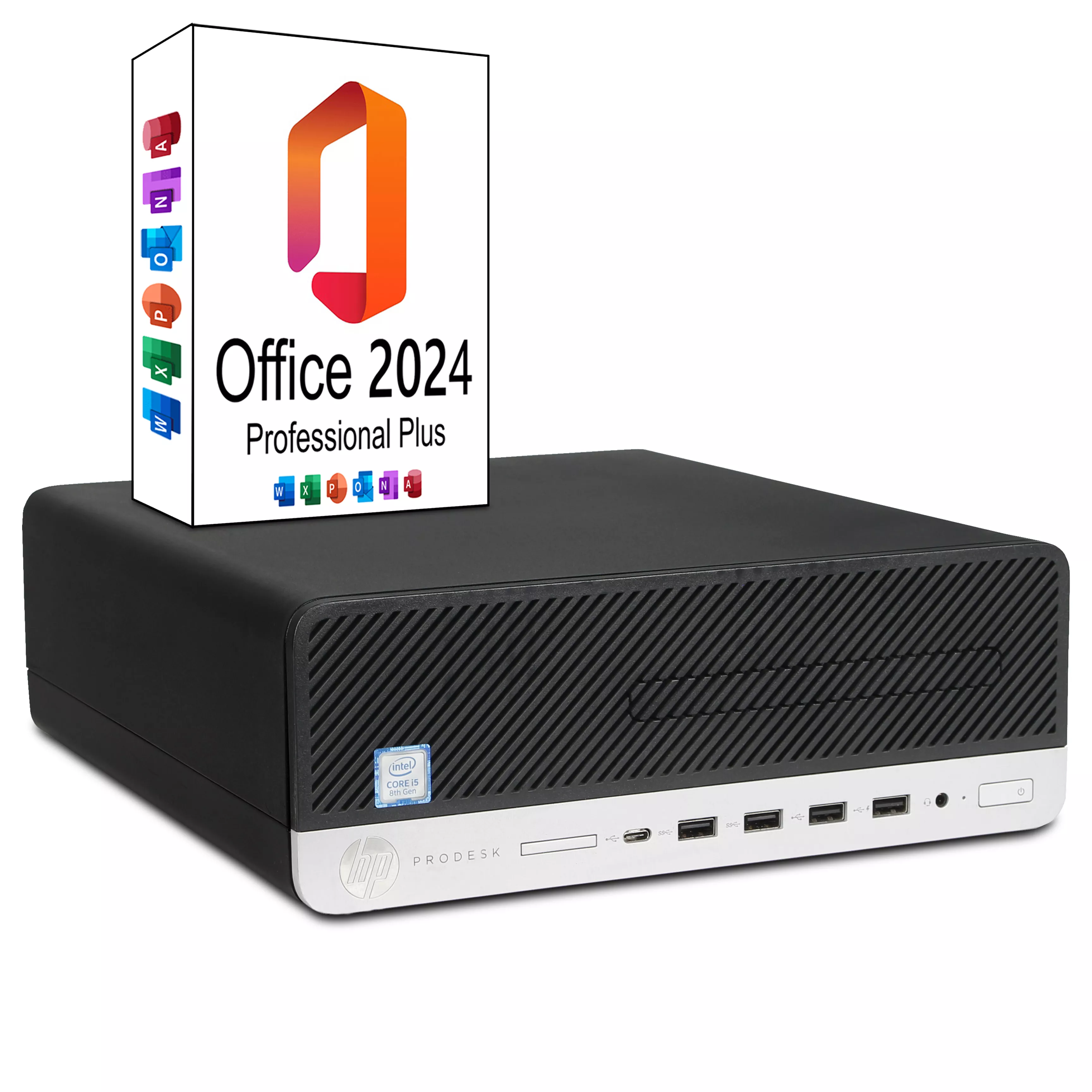 HP Prodesk 600 G4 SFF | 2x DP + 1x HDMI Adapter | 16GB RAM | 480GB NVMe SSD | Windows 11 | Intel Core i7-8700 | MS Office 2024 HP Prodesk 600 G4 SFF | 2x DP + 1x HDMI Adapter | 16GB RAM | 480GB NVMe SSD | Windows 11 | Intel Core i7-8700 | MS Office 2024