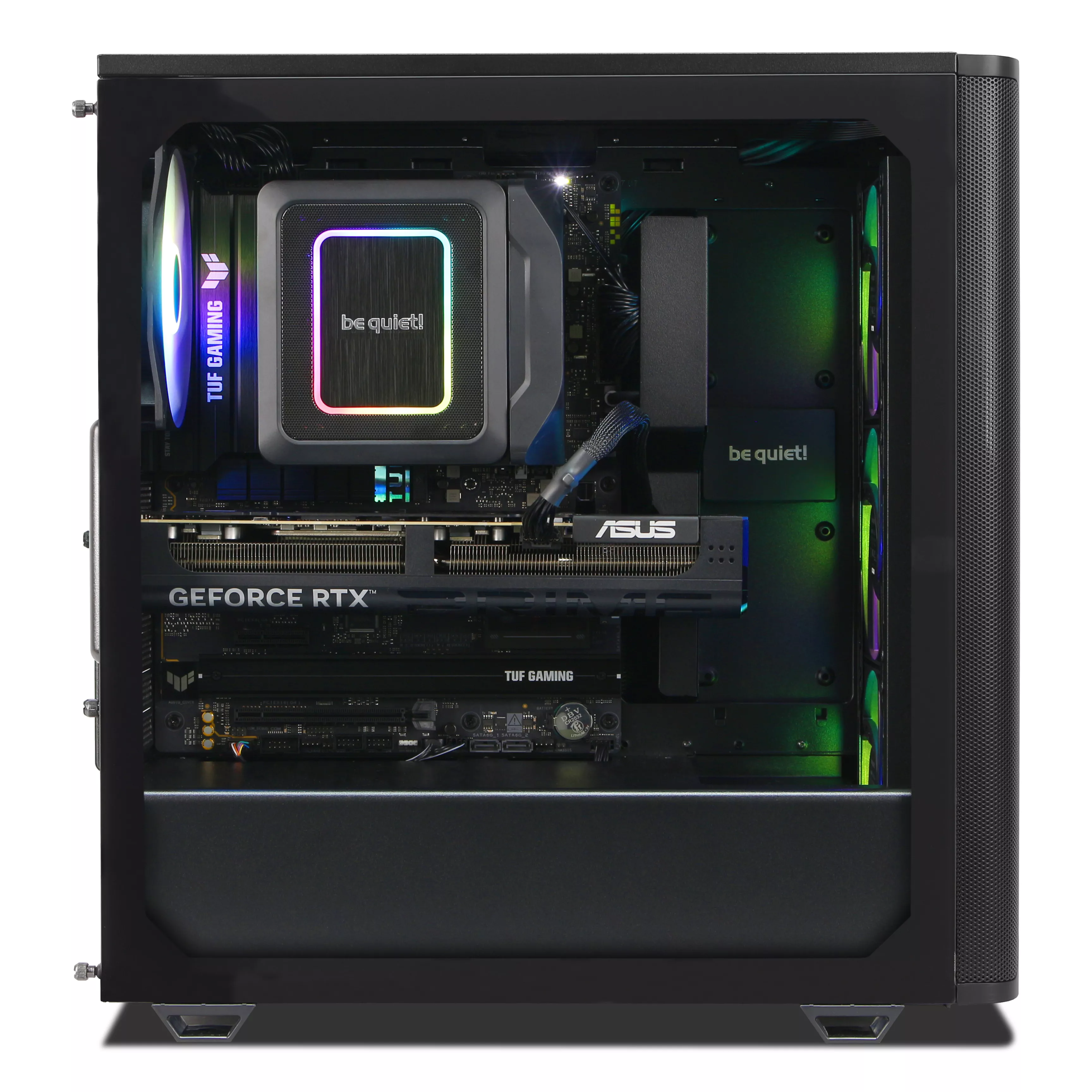 WILDRABBIT LUMINOUS Gaming PC | AMD Ryzen 7 9800X3D | Nvidia GeForce RTX 5070 TI OC 16GB | 32GB DDR5 RAM | 2TB NVMe SSD | Windows 11 | WLAN & Bluetooth