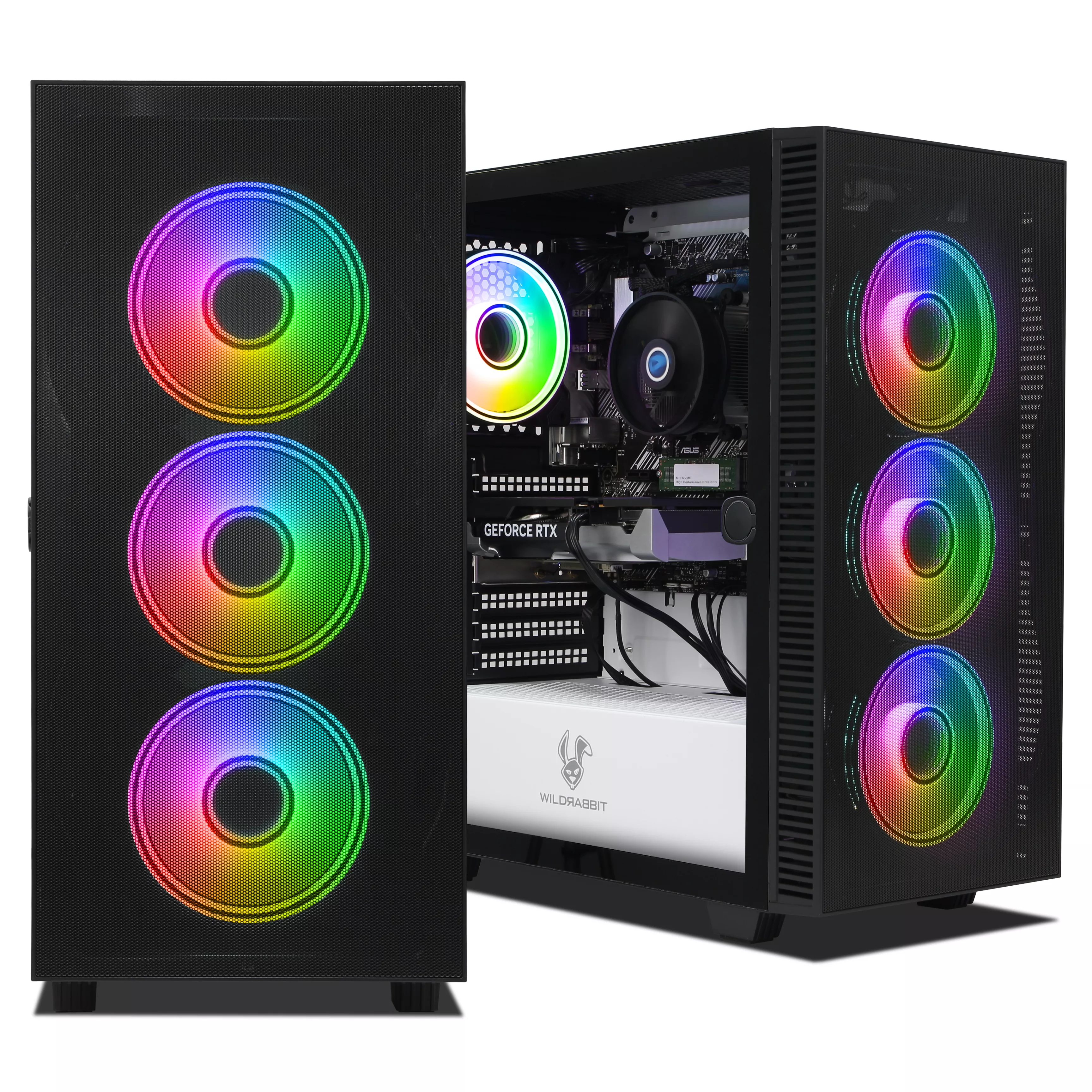 Radiant Gaming V3 | AMD Ryzen 5 5500 | Nvidia GeForce RTX 5060 8GB | 16GB RAM | 1TB NVMe SSD | Windows 11 | WLAN | Libre Office