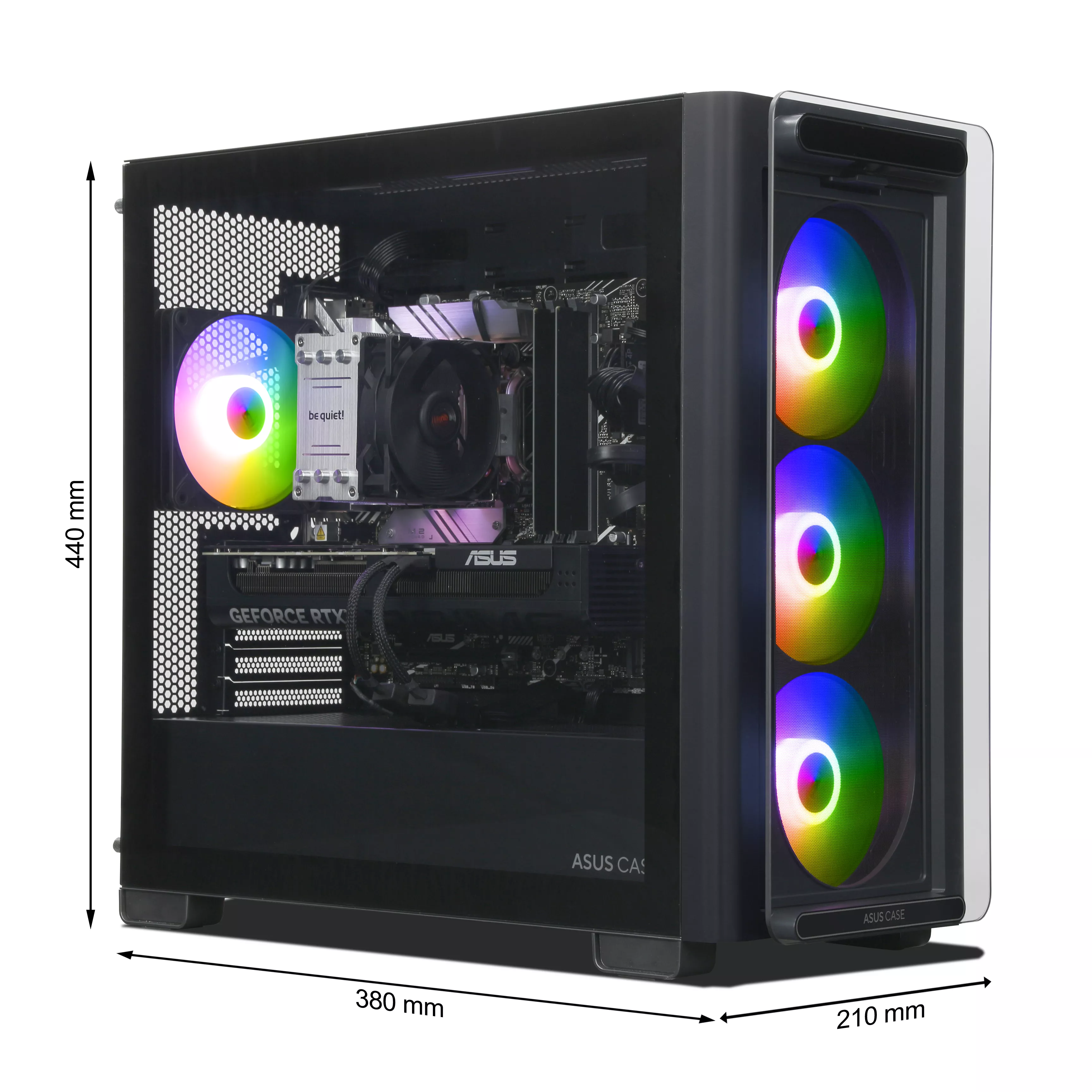 ASUS Gaming PC | Intel Core i7-13700F | Nvidia GeForce RTX 5070 12GB | 32GB DDR5 RAM | 1TB NVMe SSD | Windows 11 | WLAN & Bluetooth | Libre Office