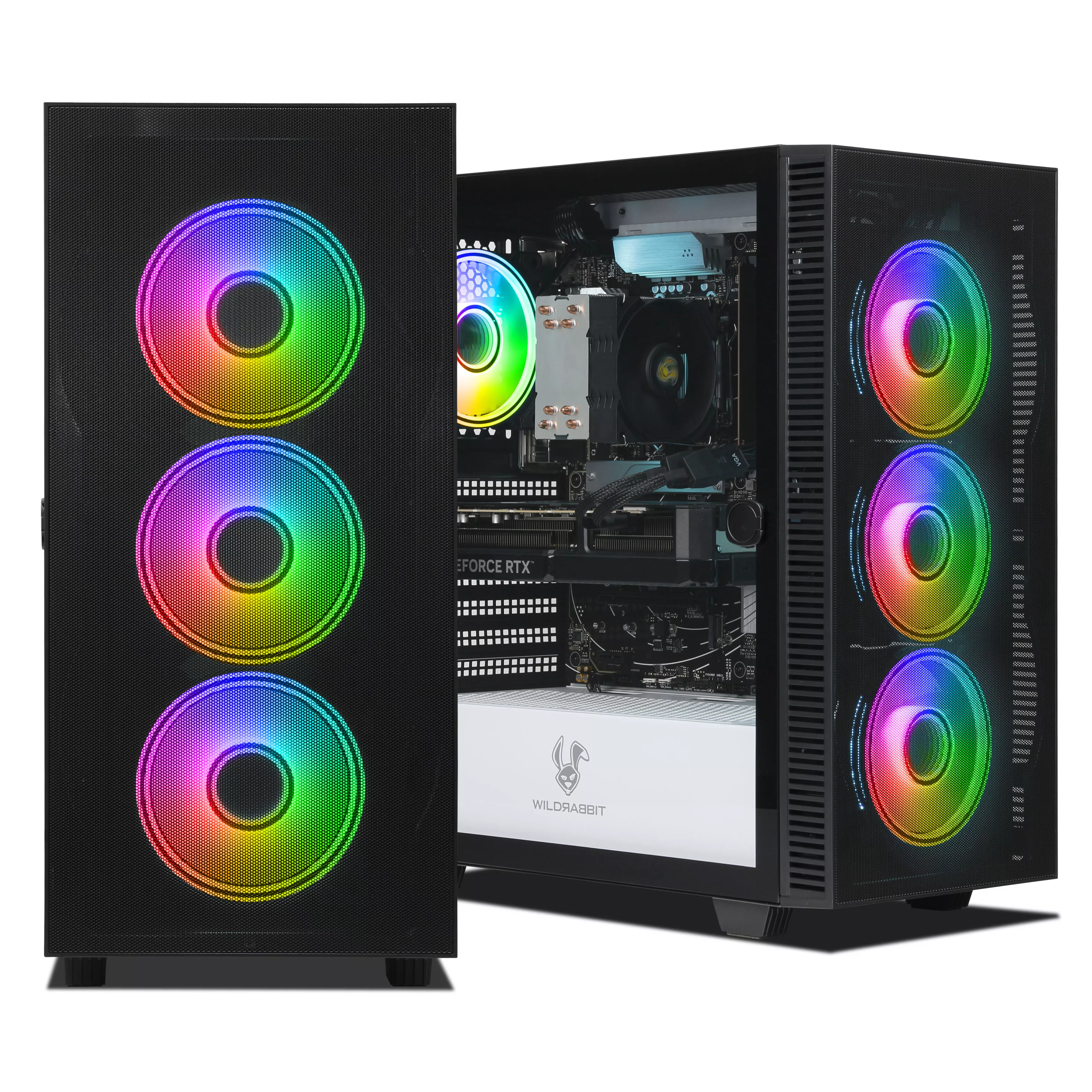 Ankermann Strike X 5070 Gaming PC | AMD Ryzen 5 9600X | Nvidia GeForce RTX 5070 12GB | 32GB DDR5 RAM | 2TB NVMe SSD | Windows 11 | WLAN & Bluetooth