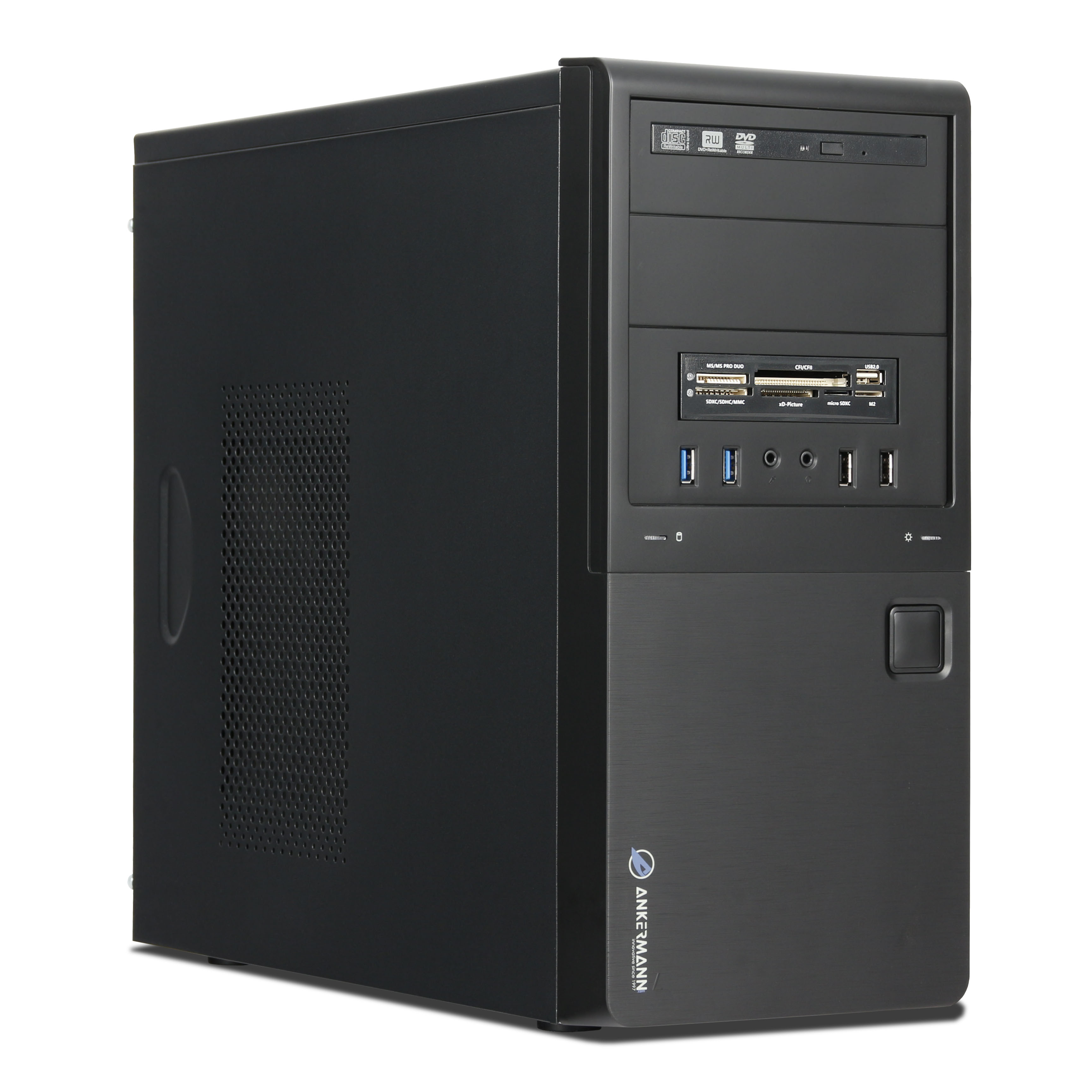 Silent Desktop PC Palma | Intel Core i5-6500 | 16GB RAM | 480GB SSD | Windows 10 | Libre Office