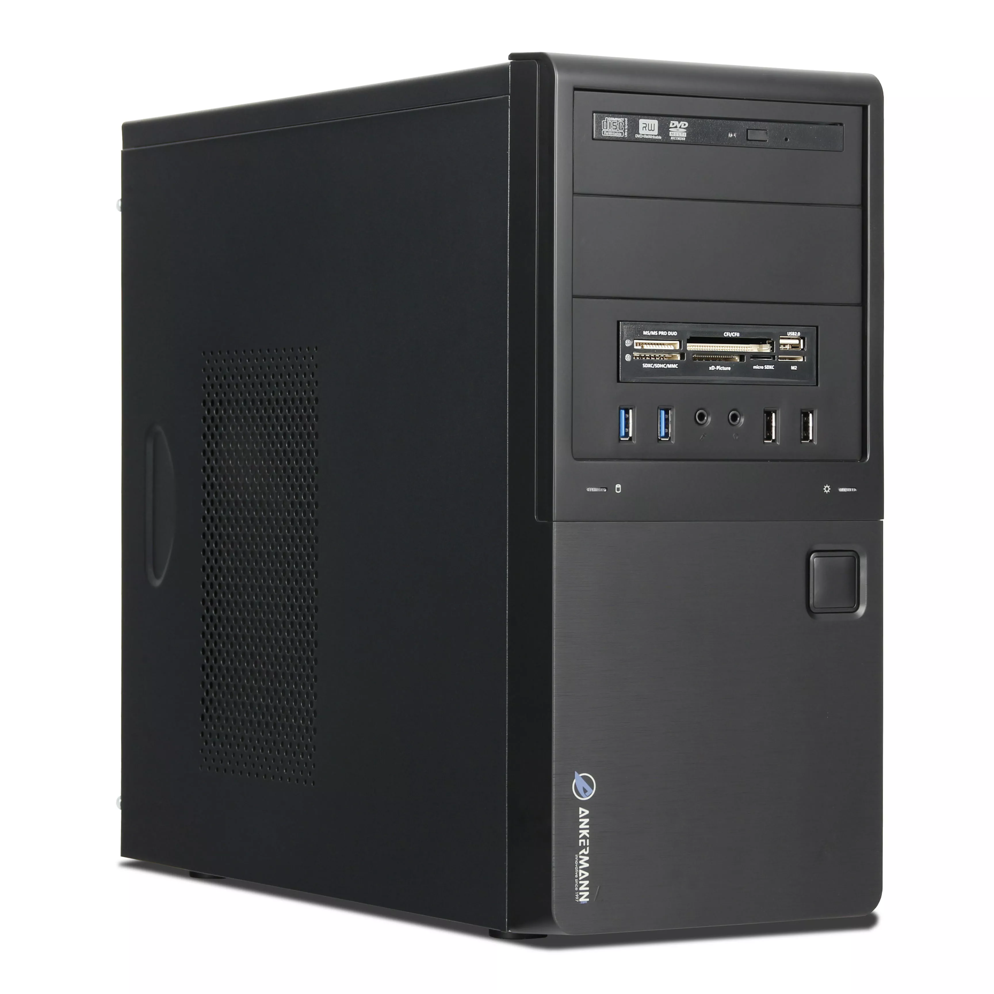 Silent Desktop PC Palma | Intel Core i5-6500 | 16GB RAM | 480GB SSD | Windows 10 | Libre Office
