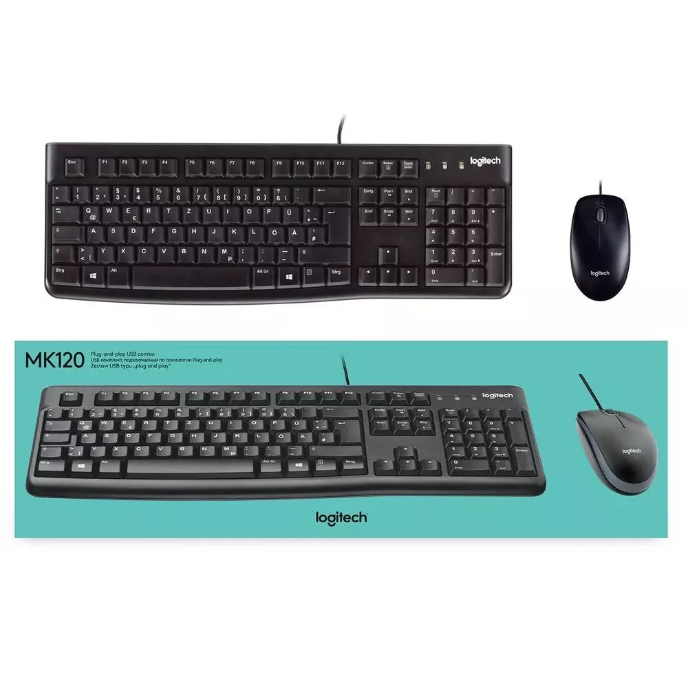 Logitech Desktop MK120 Deutsch (920-002540)