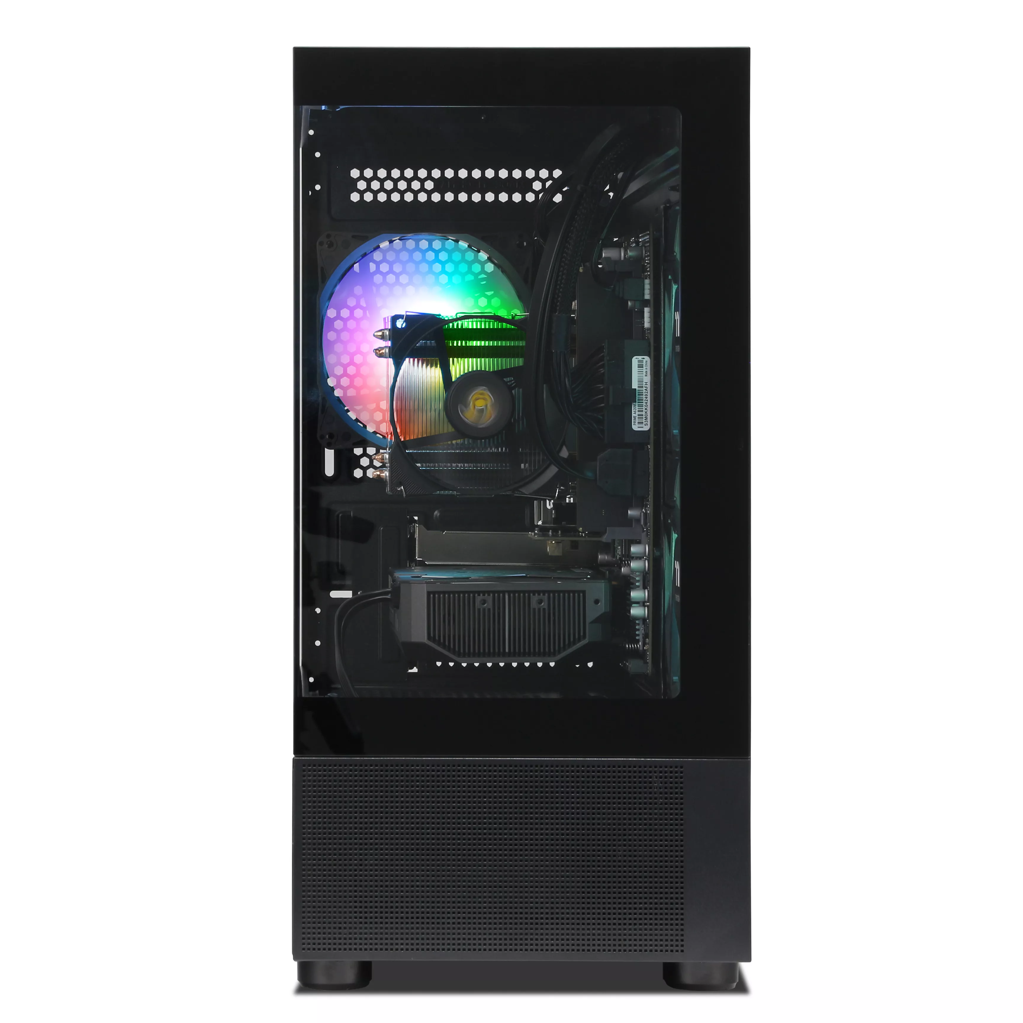 AURION Gaming PC | AMD Ryzen 7 8700F | Nvidia GeForce RTX 5060 Ti 16GB | 16GB DDR5 RAM | 1TB NVMe SSD | Windows 11 | WLAN | Libre Office