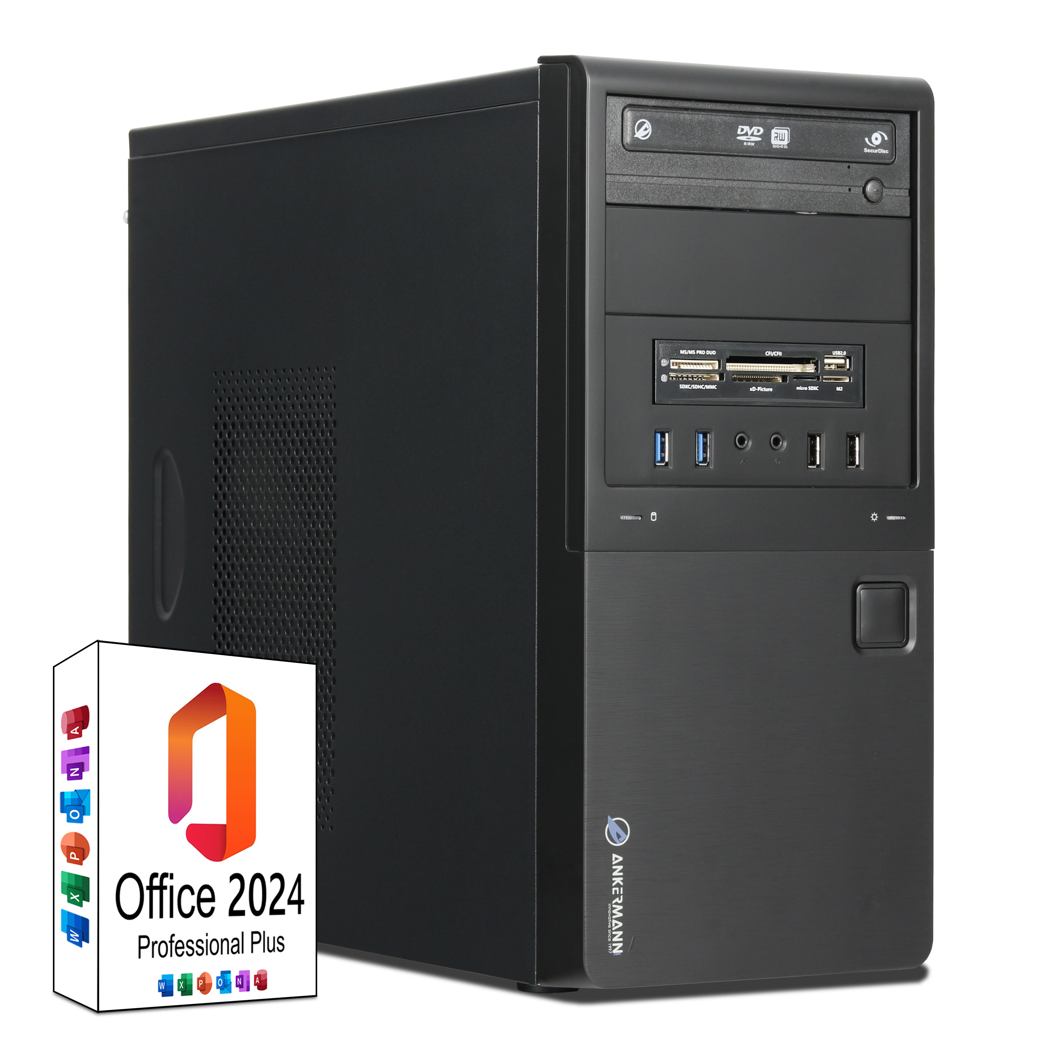 Business Office Work PC | AMD Ryzen 5 5600G | 32GB RAM | 1TB NVMe SSD | Windows 11 | MS Office 2024 Business Office Work PC | AMD Ryzen 5 5600G | 32GB RAM | 1TB NVMe SSD | Windows 11 | MS Office 2024